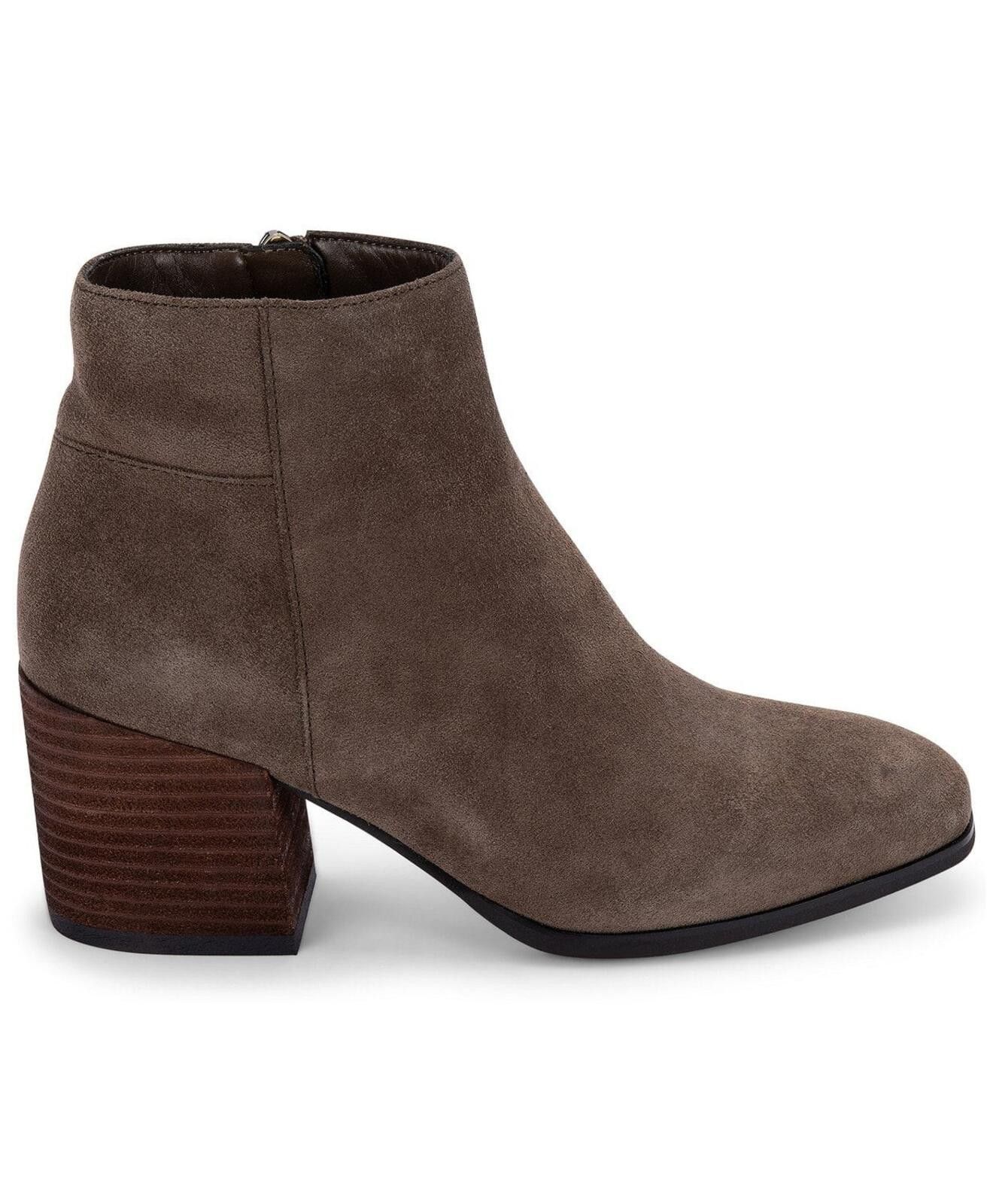 Other Aqua College Women's Taupe Suede Skyler Waterproof Booties Size US 10 / IT 40 - 2 Thumbnail