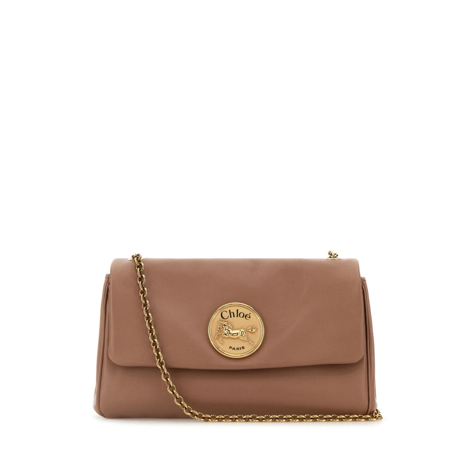 Chloe Chloe Medium Heritage Beige Leather Shoulder Bag New & Authe Size ONE SIZE - 1 Thumbnail