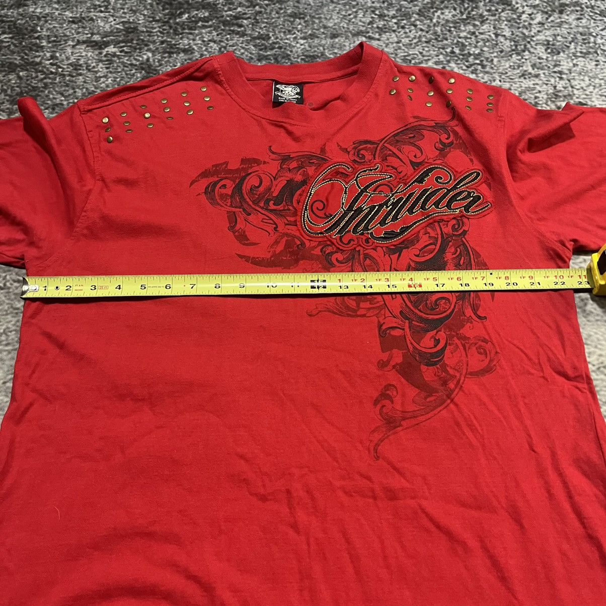 Affliction Vintage Y2K Akcess Goth Grunge Skater Cross Wings T Shirt Size US XXL / EU 58 / 5 - 8 Thumbnail