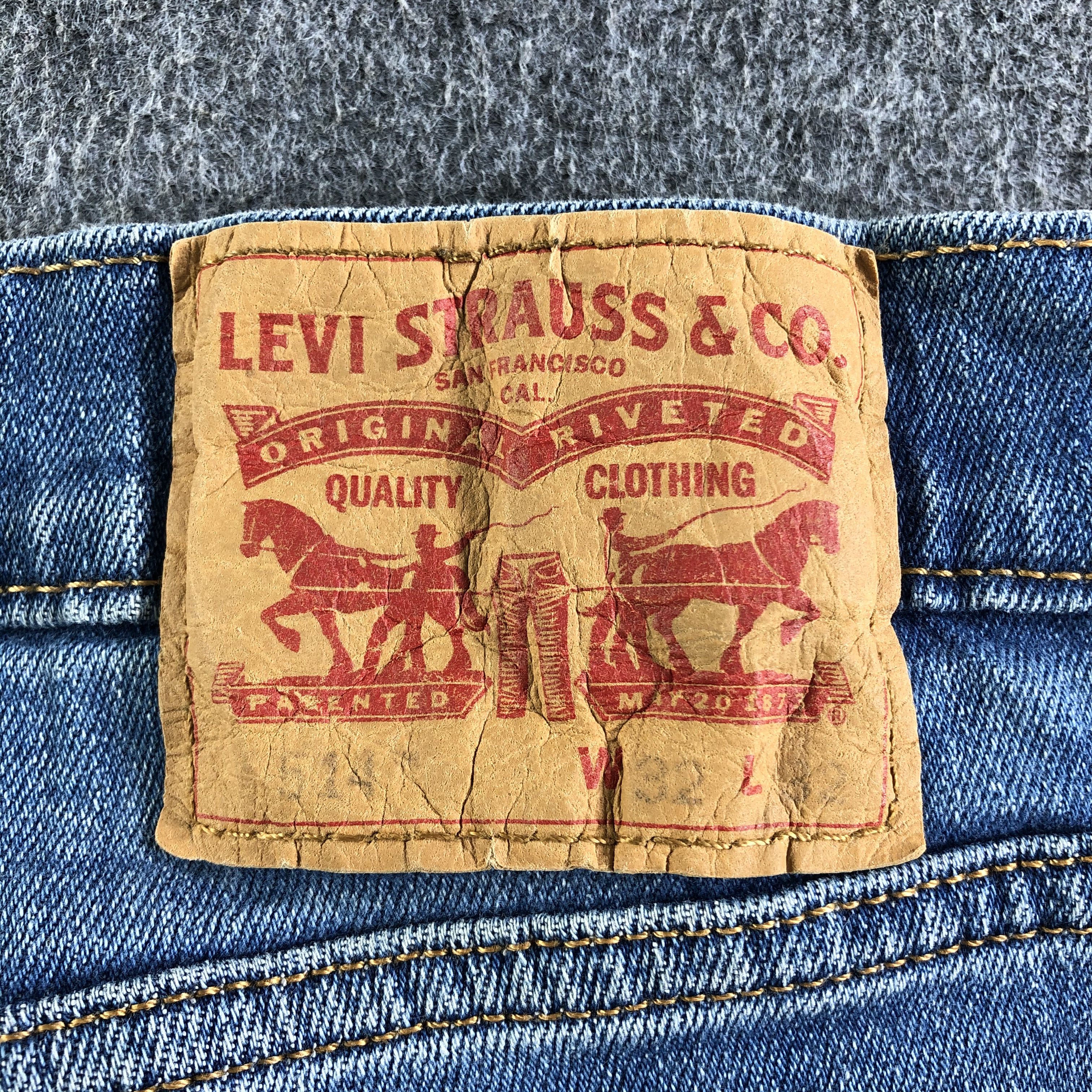 Levi's Vintage Blue Wash Levis 514 Jeans-J4382 Size US 32 / EU 48 - 5 Thumbnail