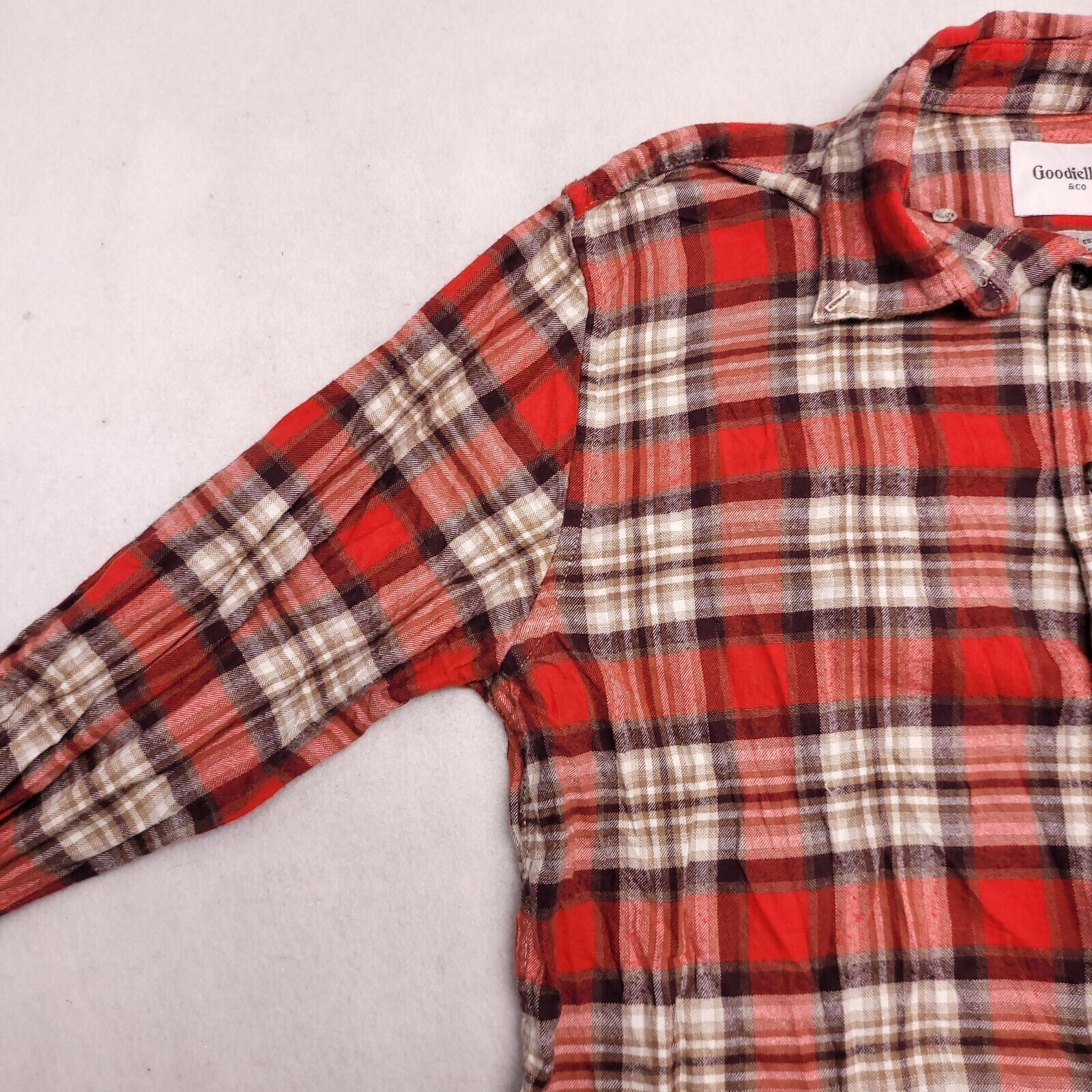 Croft & Barrow Croft & Barrow Tartan Flannel Shirt Mens Size Medium M Red Size US M / EU 48-50 / 2 - 4 Thumbnail
