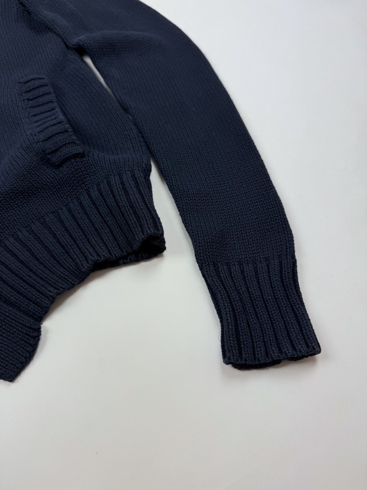 Allsaints AllSaints Ernst Linen/Cotton Navy Cardigan Size US M / EU 48-50 / 2 - 4 Thumbnail