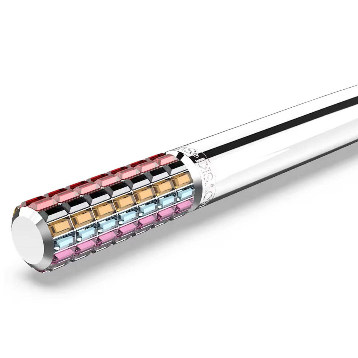 Swarovski Swarovski Ballpoint pen Multicolored, Chrome plated New Size ONE SIZE - 4 Thumbnail