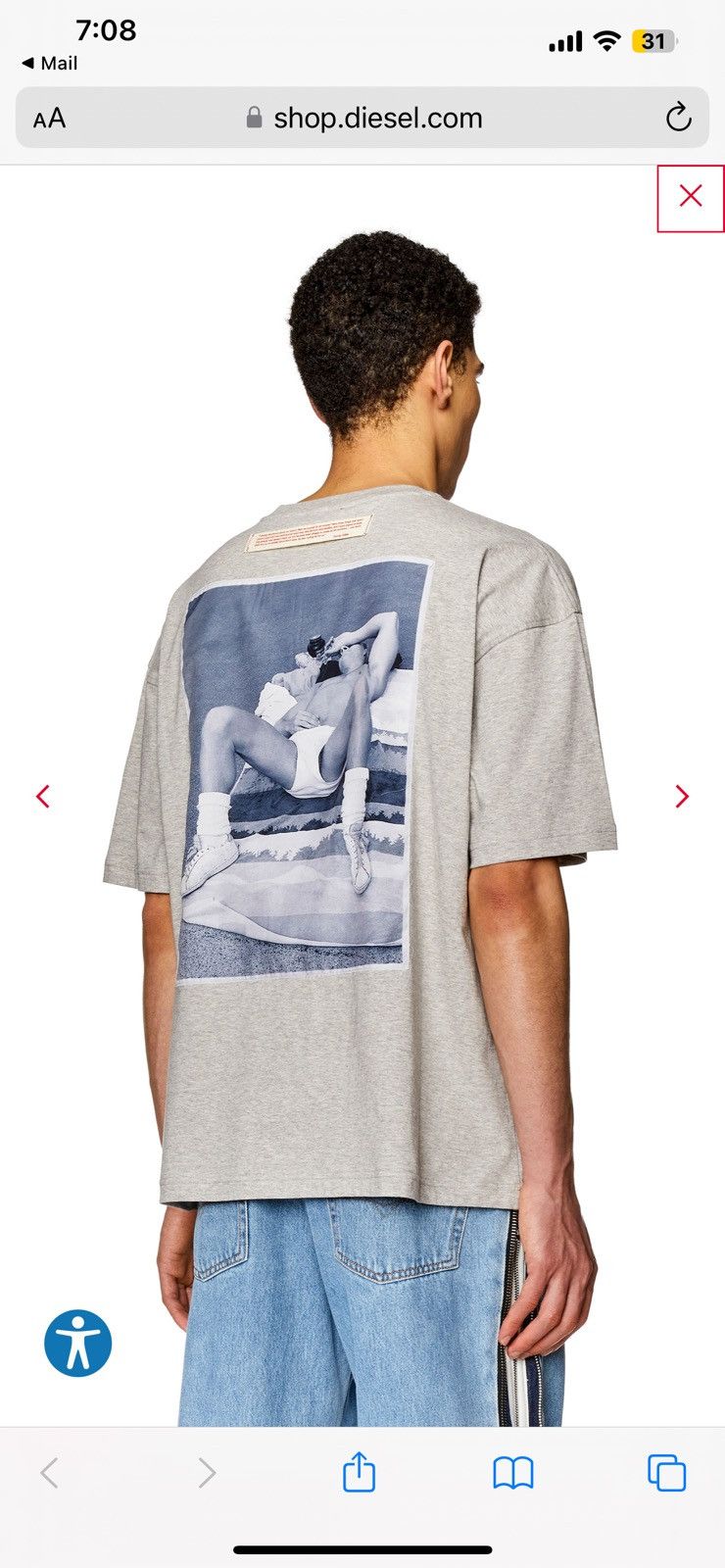 Diesel Unisex tee Size US L / EU 52-54 / 3 - 2 Thumbnail