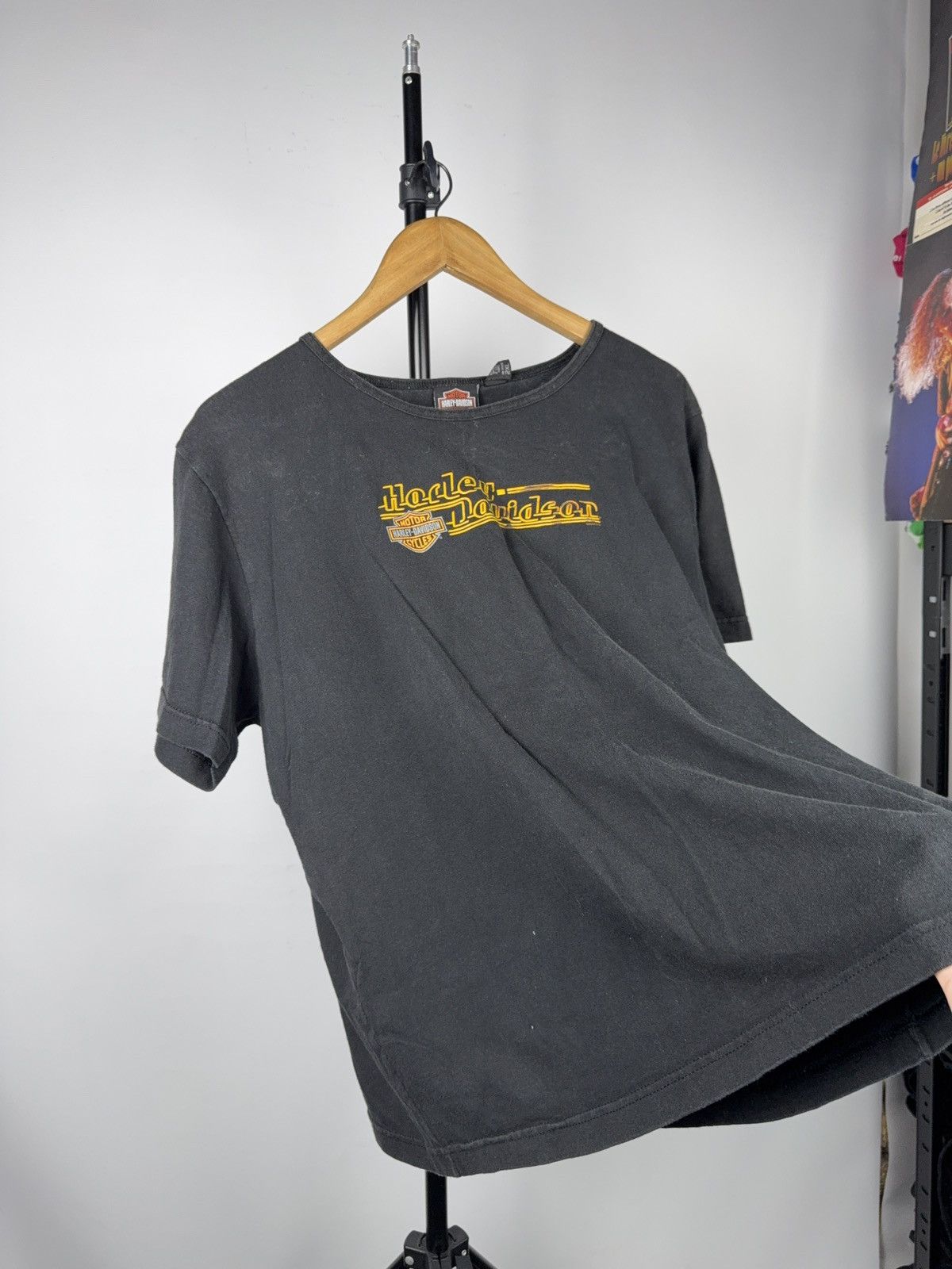 Harley Davidson Retro Moto Biker Harley-Davidson 2004 Black Graphic T-Shirt Size US S / EU 44-46 / 1 - 12 Thumbnail