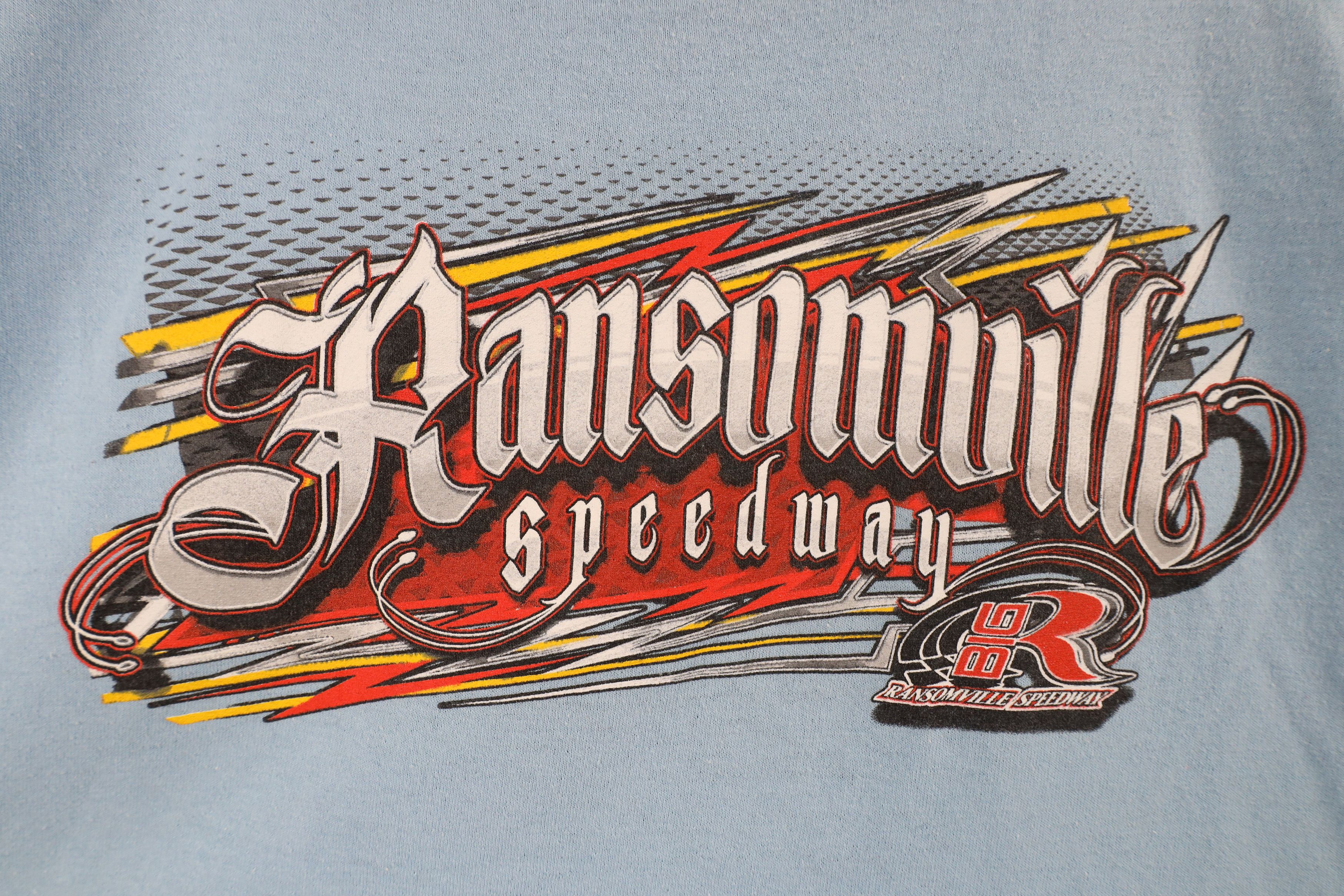 Vintage Vintage Y2K Ransomville Speedway Racing Long Sleeve T-Shirt Size US L / EU 52-54 / 3 - 4 Thumbnail