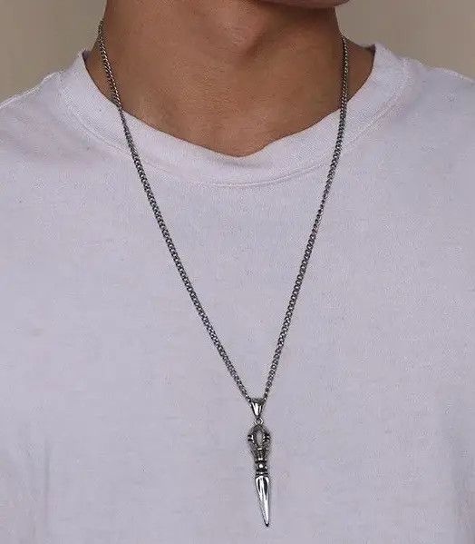 Jewelry Kimiko x Rumi Vintage Dagger Amulet Pendant Unisex Necklaces Size ONE SIZE - 6 Thumbnail