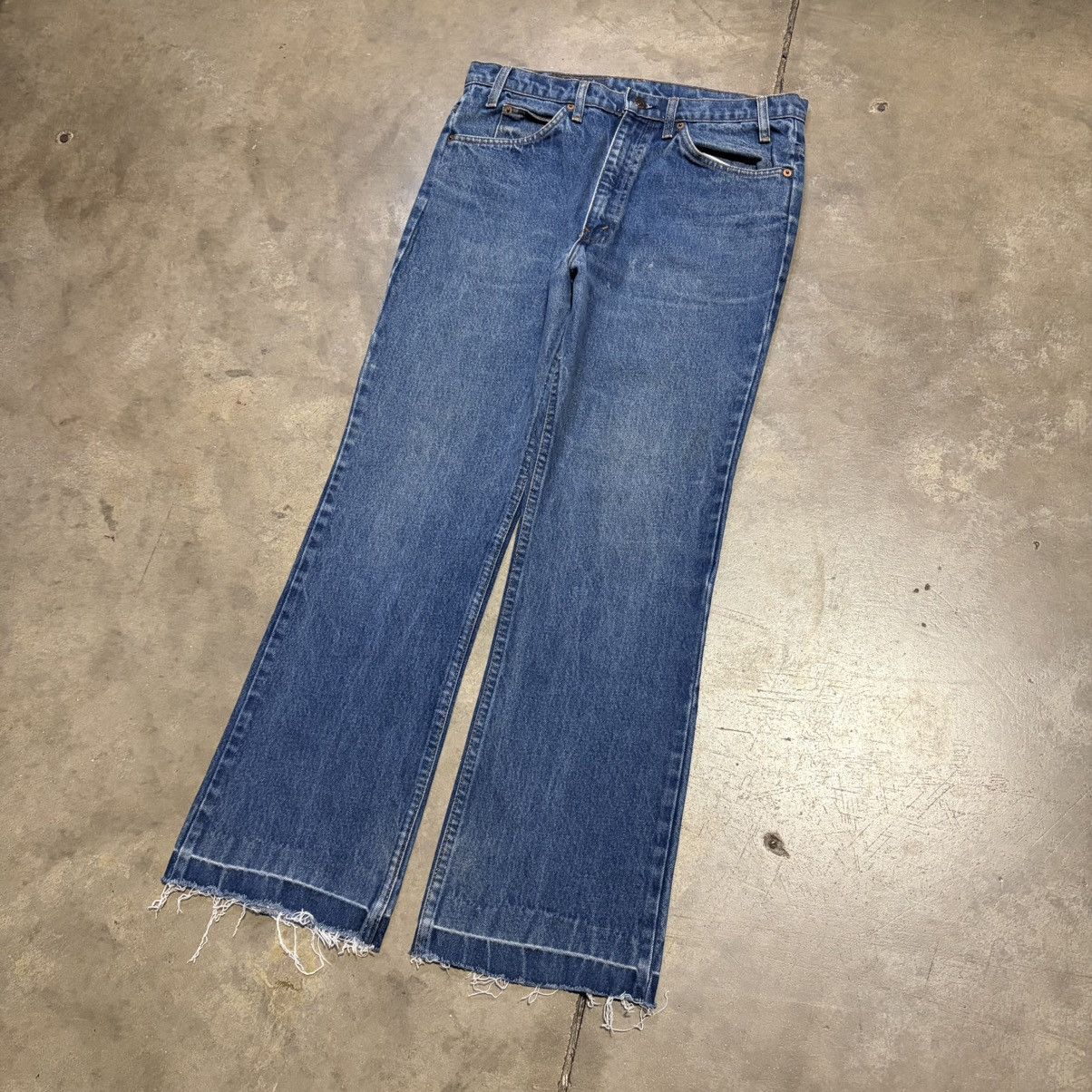 Levi's Vintage 80s Levis 517 Orange Tab Denim Jeans Bootcut USA Size US 32 / EU 48 - 6 Thumbnail
