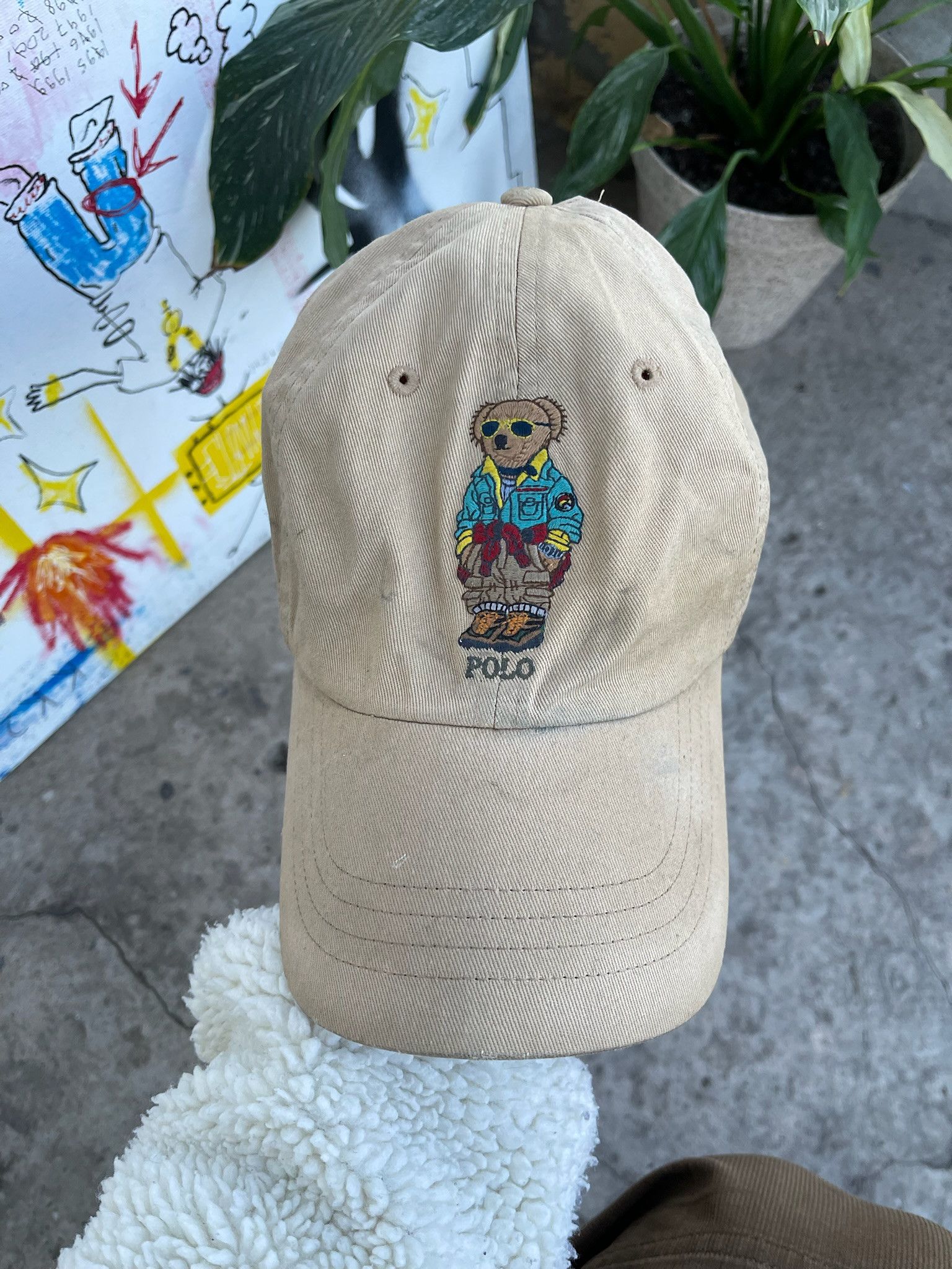 Polo Ralph Lauren Vintage Polo Ralph Lauren Sport Bear Sun Faded Cap Size ONE SIZE - 6 Thumbnail