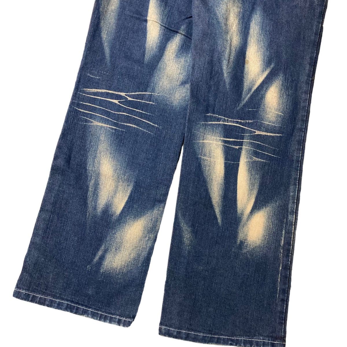 Japanese Brand × PPFM PAENGE Abstract Unique Patchwork Jeans Japanese Brand💥 Size US 32 / EU 48 - 5 Thumbnail