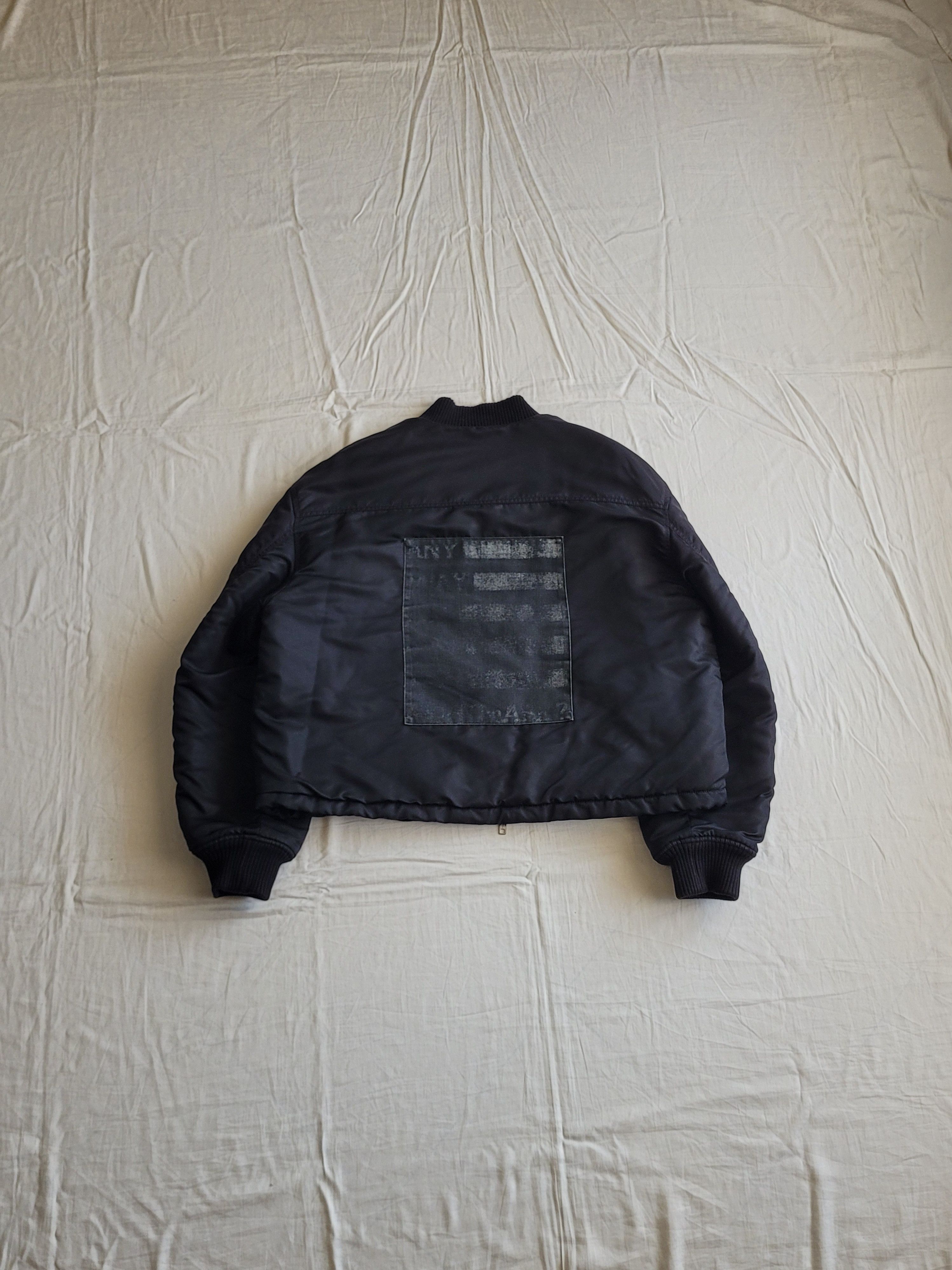 Raf Simons Raf Simons 2017 "Any Way Out Of This Nightmare?" boxy bomber Size US M / EU 48-50 / 2 - 2 Thumbnail