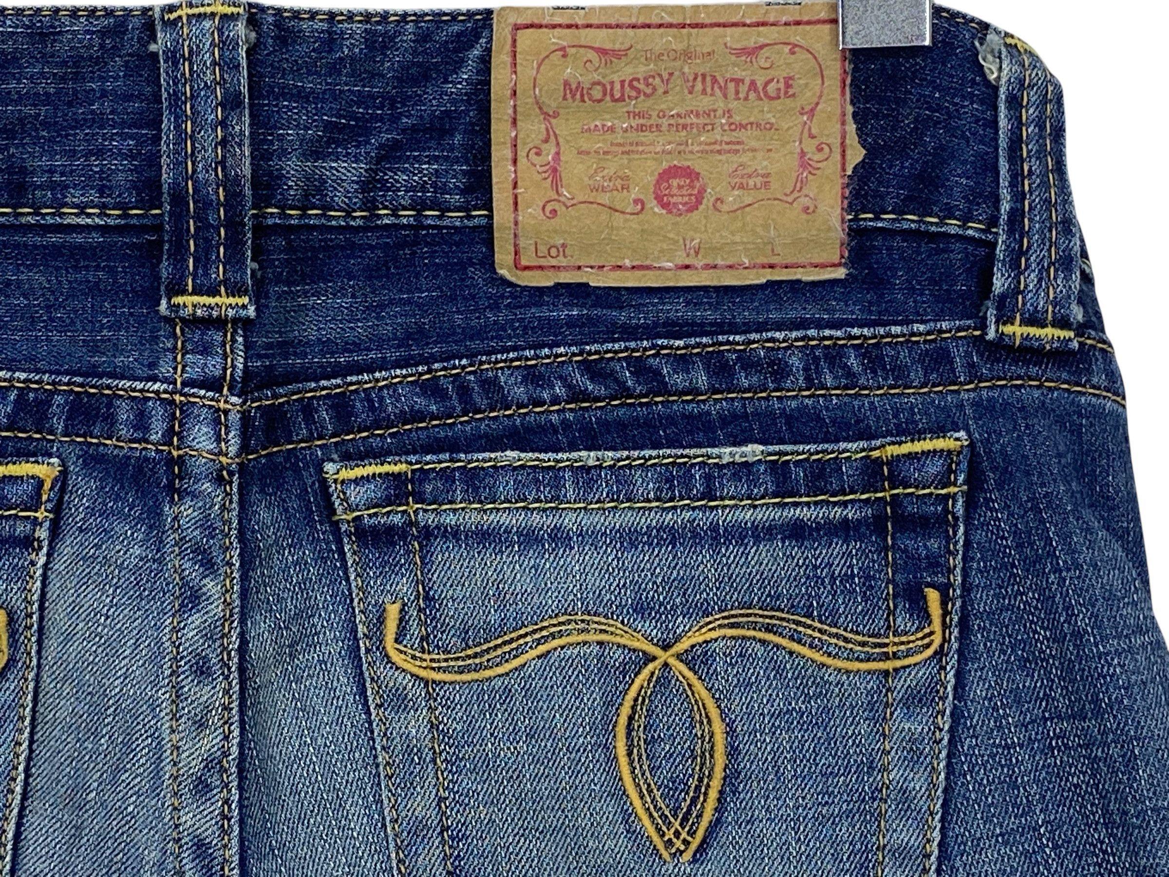 Japanese Brand × MOUSSY Moussy Japan Low Rise Loose Wide Leg Jeans Size 27" / US 4 / IT 40 - 7 Thumbnail