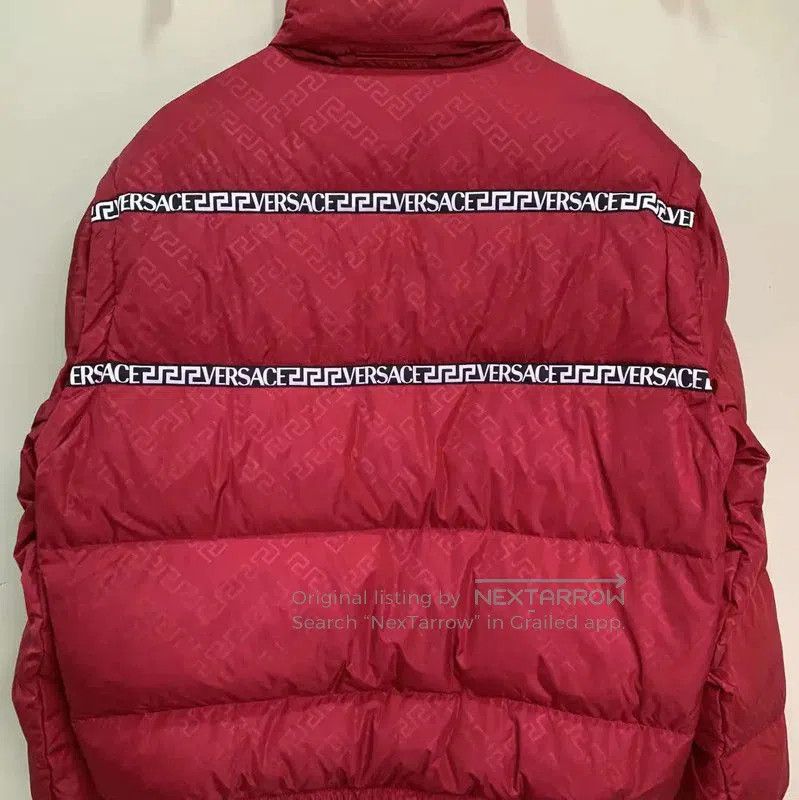 Versace Versace Red Puffer Jacket for Men . Size US XXL / EU 58 / 5 - 2 Thumbnail