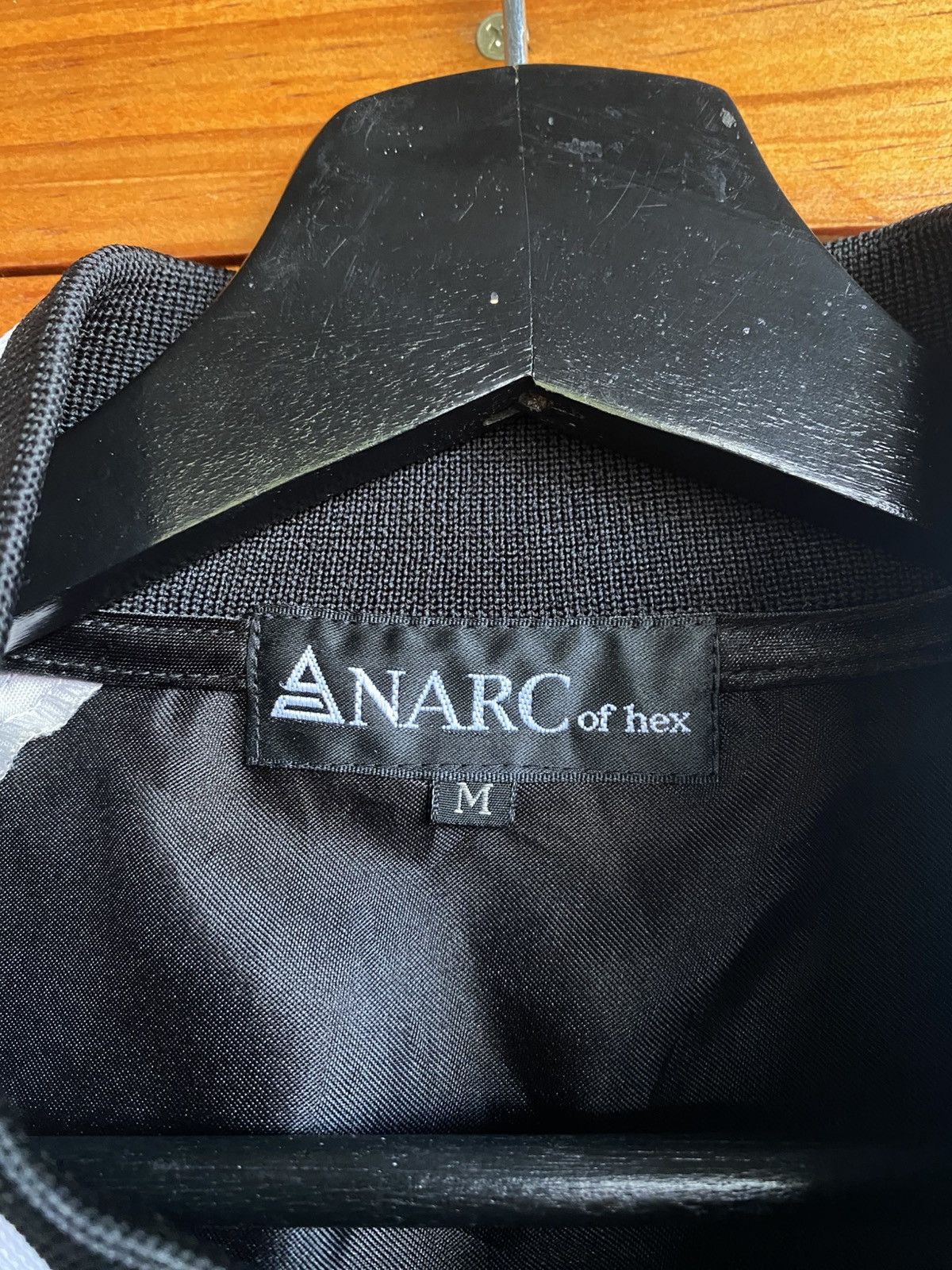 Japanese Brand ANARC of hex Varsity Jacket Streetwear Anti-War Graphic Size US M / EU 48-50 / 2 - 6 Thumbnail
