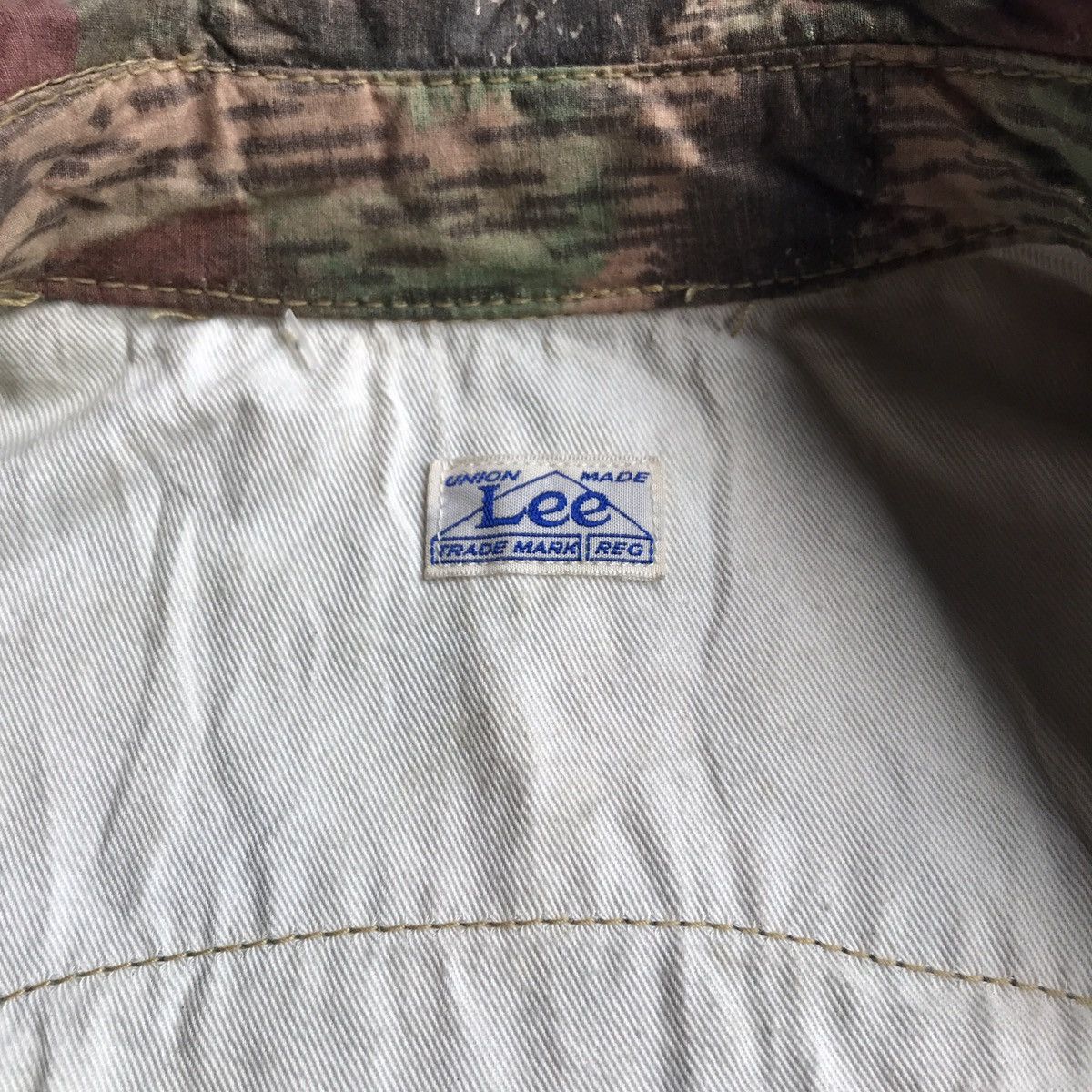 Lee × Vintage Vintage LEE SAMMLER double breasted camo jacket Size S / US 4 / IT 40 - 5 Thumbnail