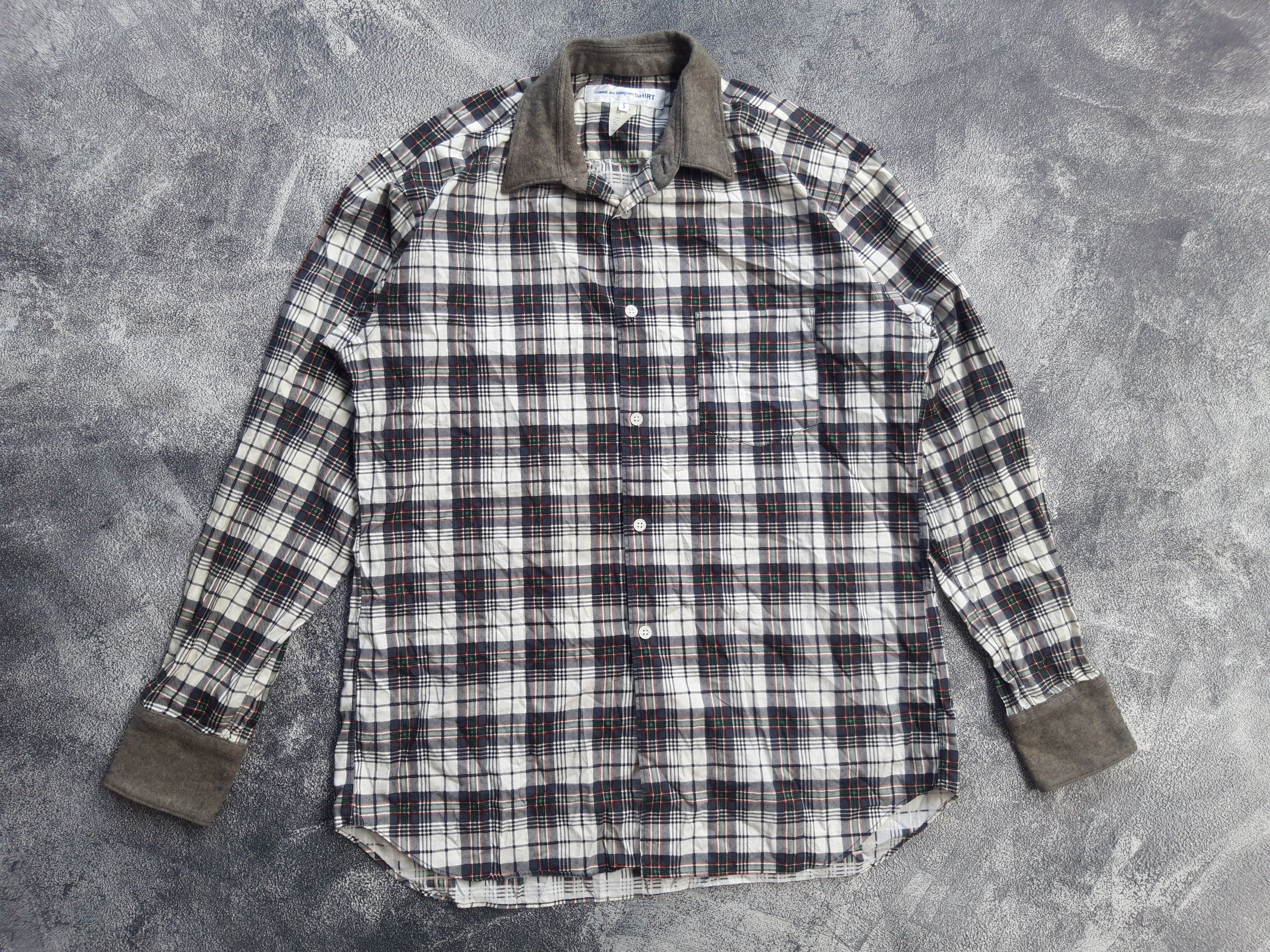 Comme des Garcons Homme Plus × Comme des Garcons SHIRT × Japanese Brand COMME des GARCONS SHIRT Long Sleeve t-shirt Size US S / EU 44-46 / 1 - 1 Thumbnail