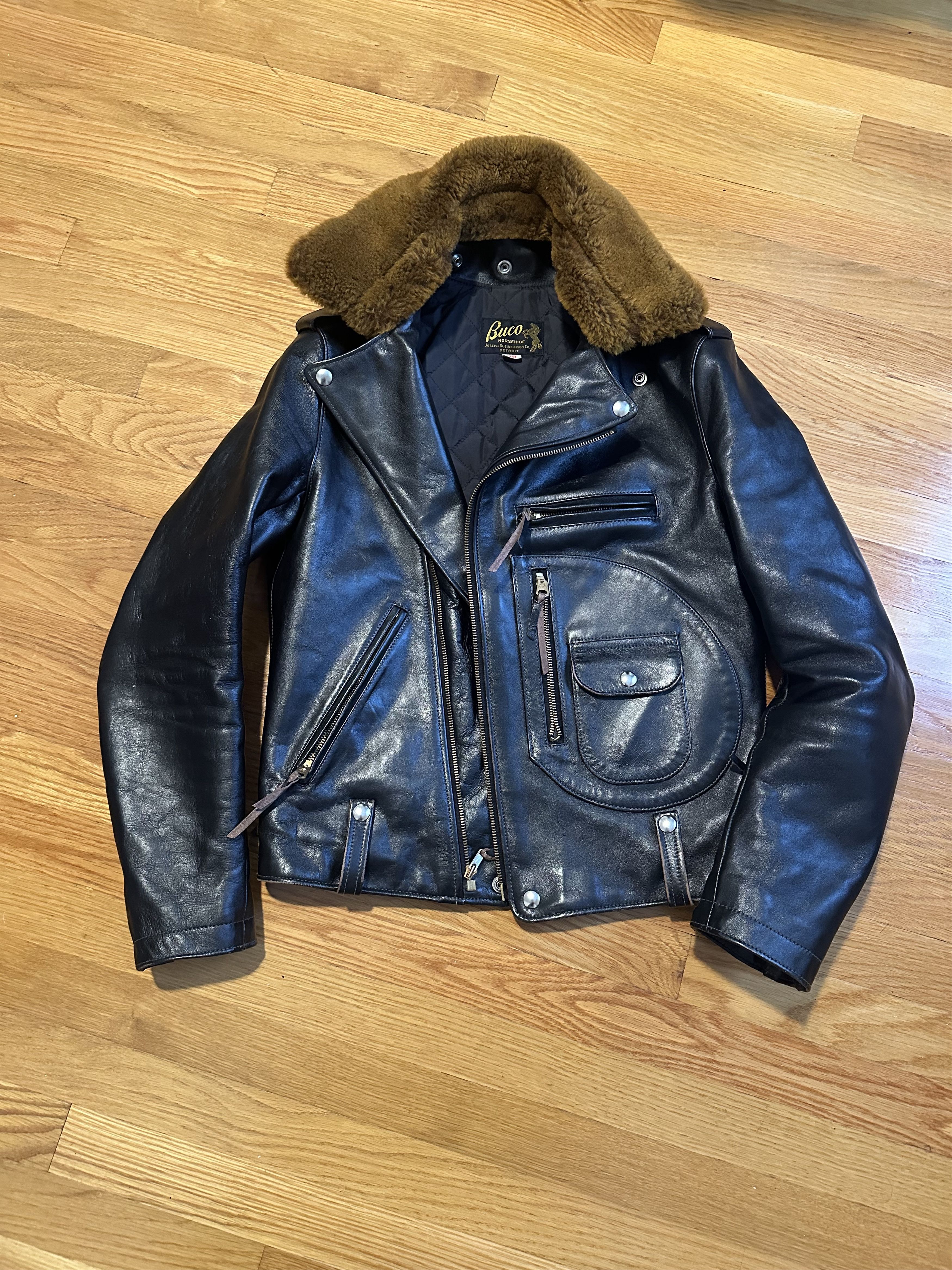 ジャケット・アウター JOE McCOY HORSEHIDE CAR COAT(38) D.BLACK HORSEHIDE CAR COAT – The Real McCoy's