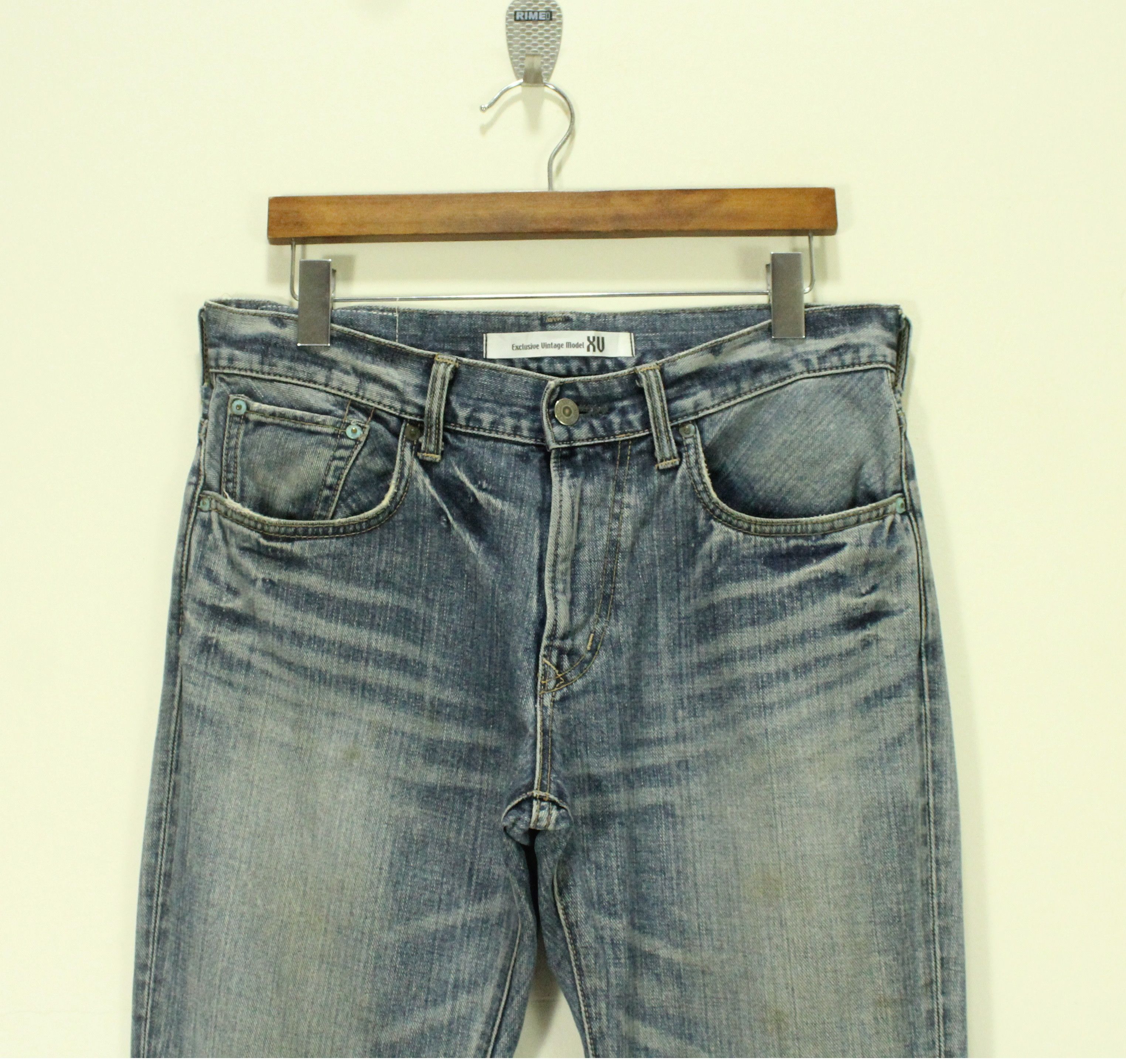 Vintage Flared EDWIN Denim Distressed bootcut bellbottom Size US 31 - 4 Thumbnail