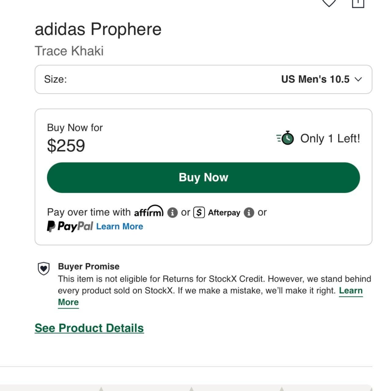 Adidas Adidas Phophere Trace Khaki Size US 10.5 / EU 43-44 - 7 Thumbnail
