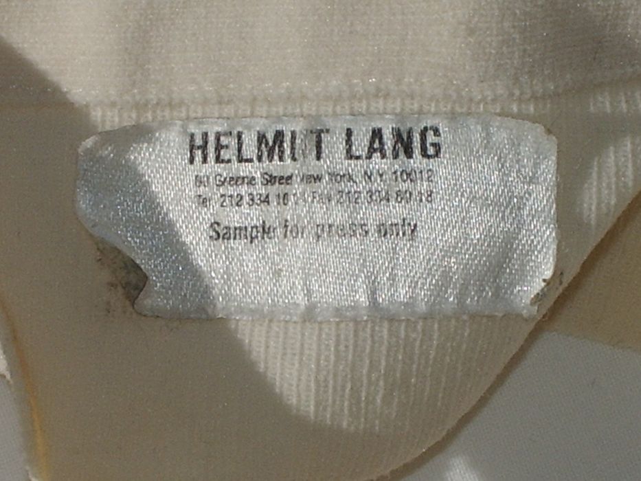 Helmut Lang HELMUT LANG 03SS Elastic Rib Cotton Jersey Loop