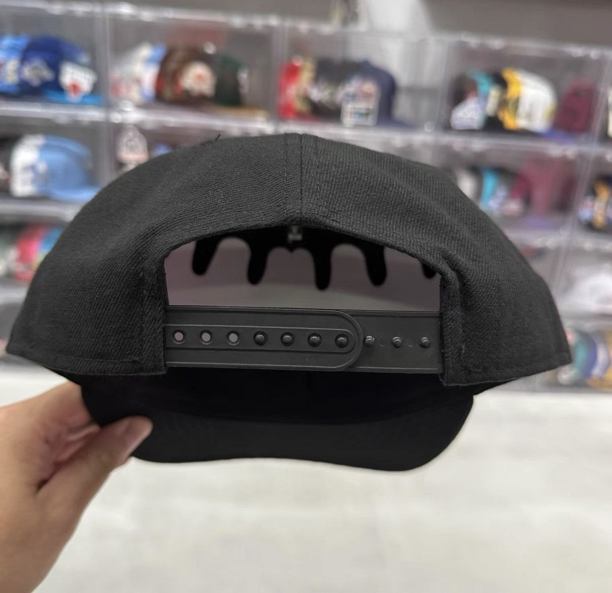 New Era New Era Solid Black Flat Brim Baseball Cap J32 Size ONE SIZE - 3 Thumbnail