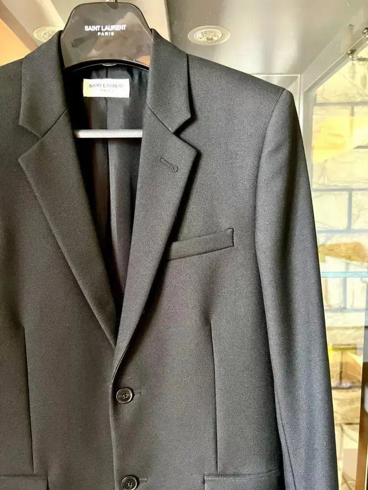 Saint Laurent Paris Sz 46 Saint Laurent Paris 14AW Leather Patches Blazer Jacke Size US S / EU 44-46 / 1 - 2 Thumbnail