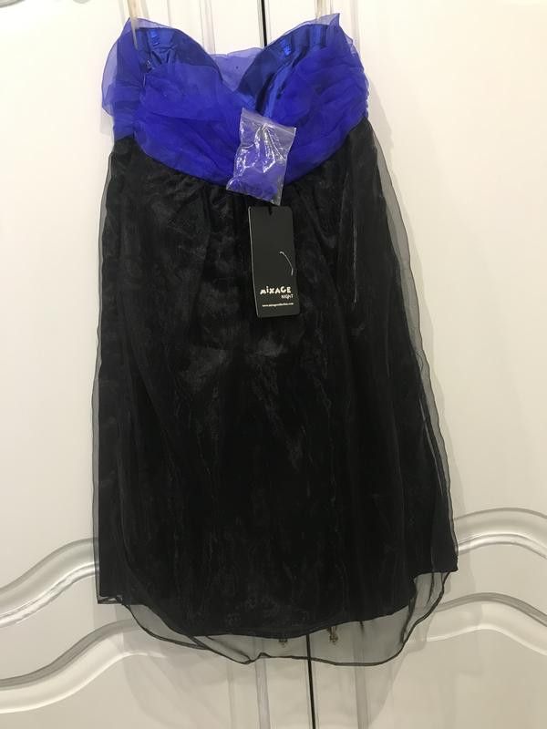 Other Strapless Coctaile Dress sz S 3D Flower NEW Size S / US 4 / IT 40 - 4 Thumbnail