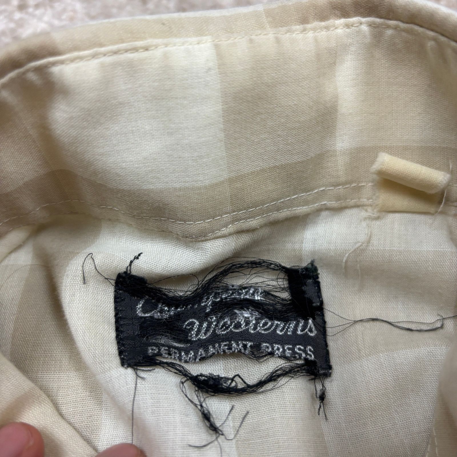 Cowboy Equipment × Vintage Vintage 70s Champion Westerns Pearl Snap Button Up Men's M Size US M / EU 48-50 / 2 - 4 Thumbnail