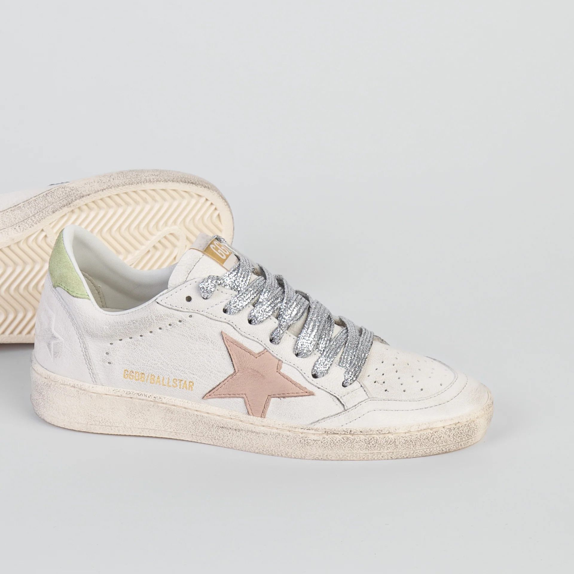 Golden Goose o1s22i1n1224 Nappa Ball Star Sneakers in Multicolor Size US 8 / IT 38 - 3 Thumbnail