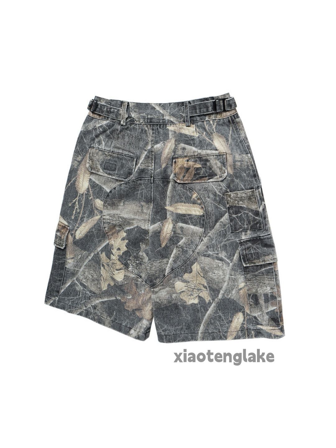 Vintage xz vintage wide Leg flared skate hiphop cargo shorts Size US 28 / EU 44 - 2 Thumbnail