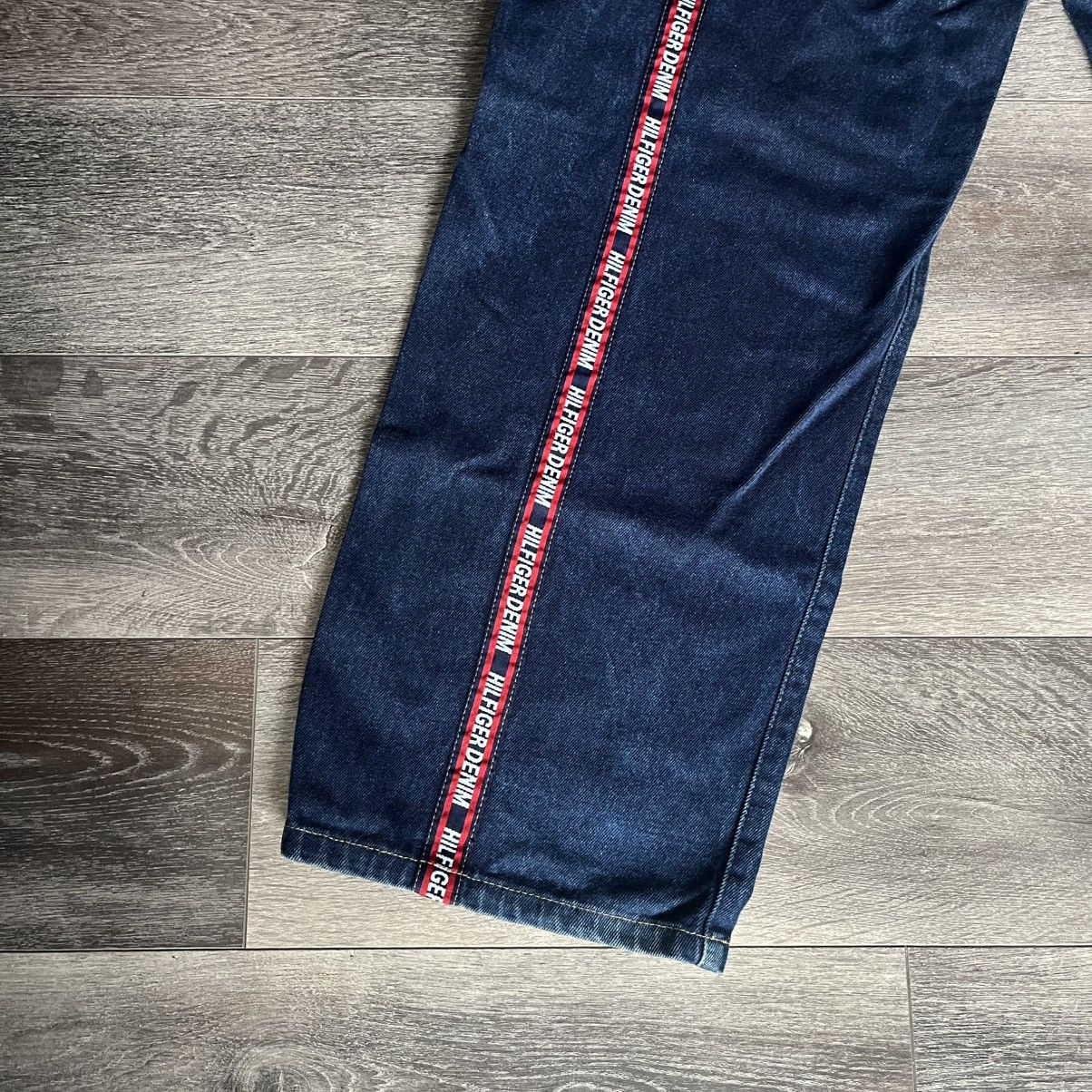 Tommy Jeans Vintage 90s Tommy Hilfiger Denim Jeans Baggy Carpenter 34x32 Size US 34 / EU 50 - 5 Thumbnail
