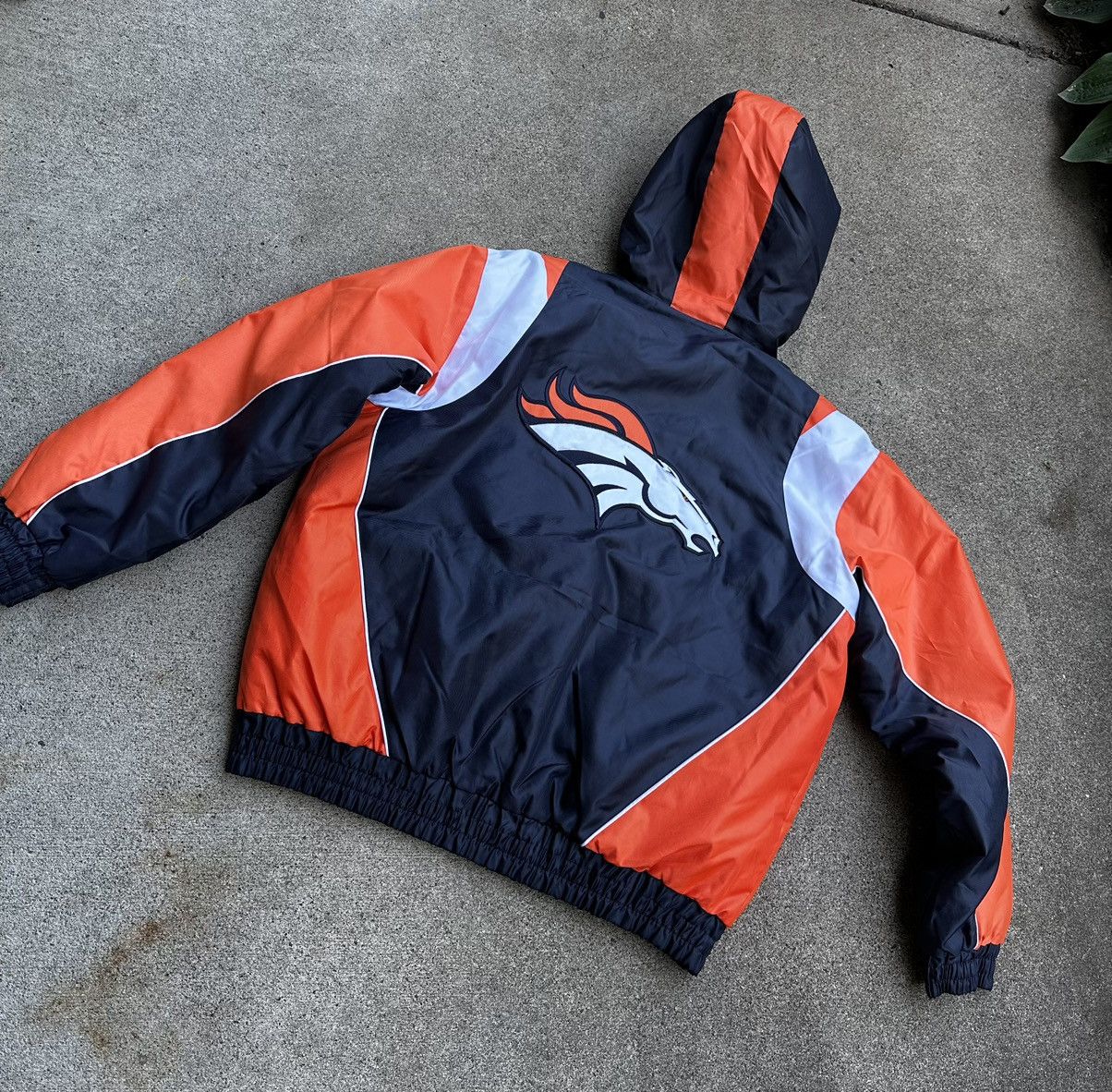 Vintage Denver Broncos Winter Coat Sz XXL Logo 7 Jacket