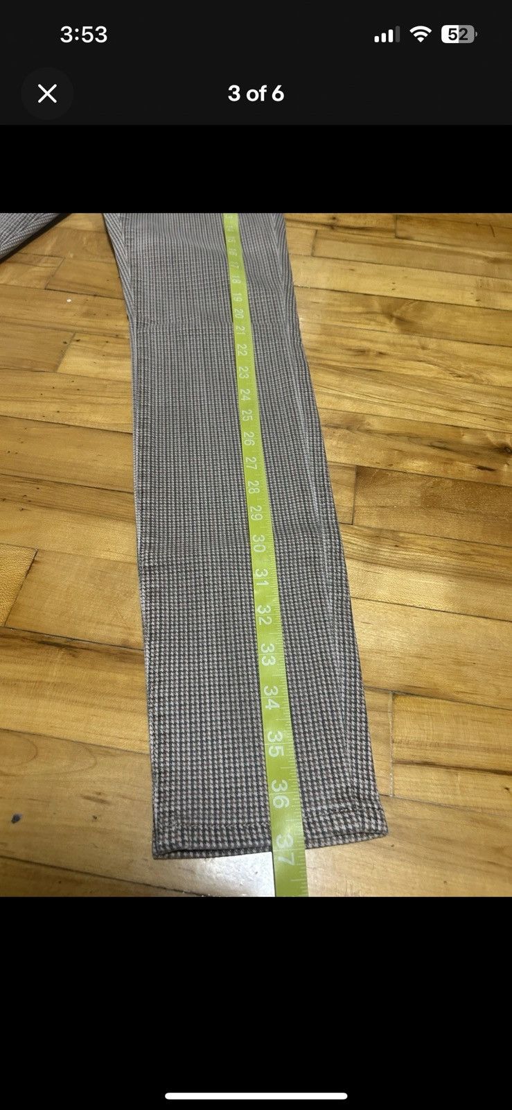 Frame Frame Denim le High Skinny Women's Jeans Plaid Pattern Size 26" / US 2 / IT 38 - 3 Thumbnail