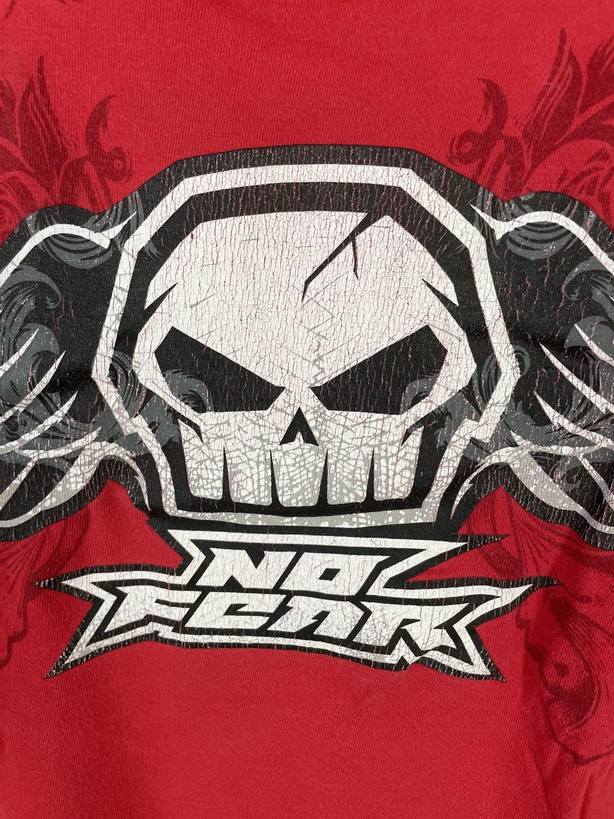 No Fear Vintage No Fear Skull Graphic Red Y2K Double Sided Skater Size US M / EU 48-50 / 2 - 5 Thumbnail