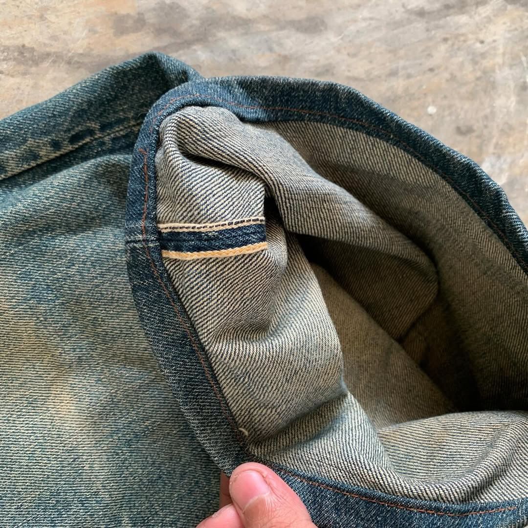 Evisu Evisu Selvedge Denim Shorts Size US 32 / EU 48 - 2 Thumbnail