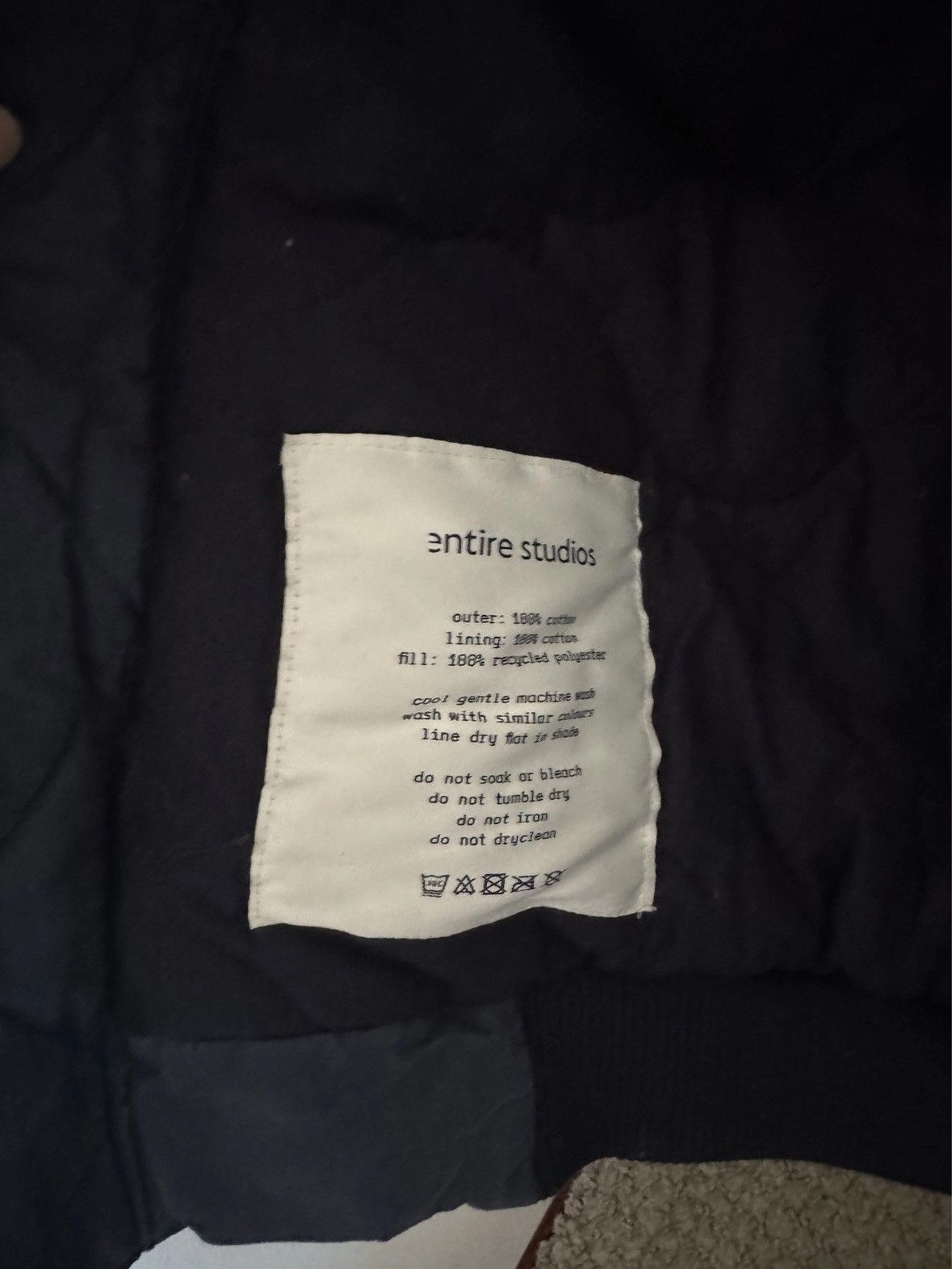 Entire Studios Entire Studios bomber jacket vintage blue Size US XXS / EU 40 - 3 Thumbnail