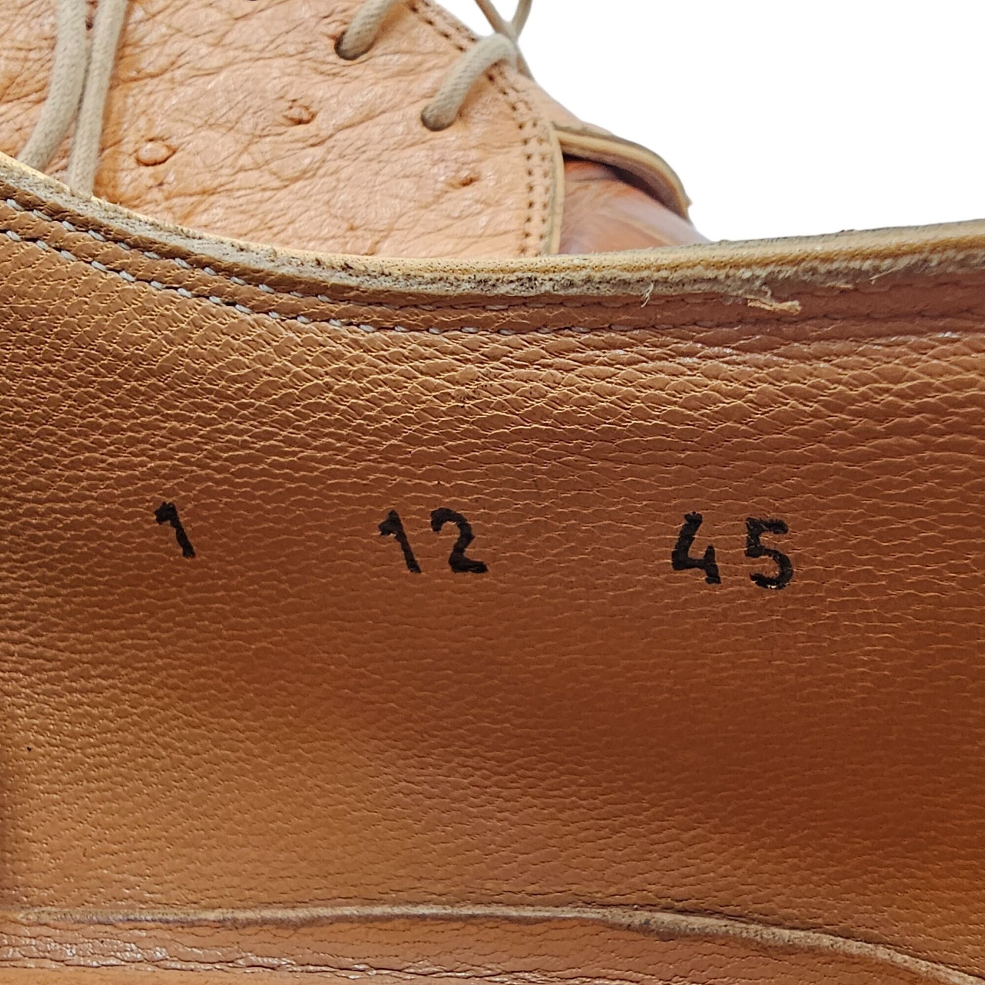 David Eden Vintage David Eden Exotic Ostrich Alligator Derby Italy Men Size US 12 / EU 45 - 6 Thumbnail