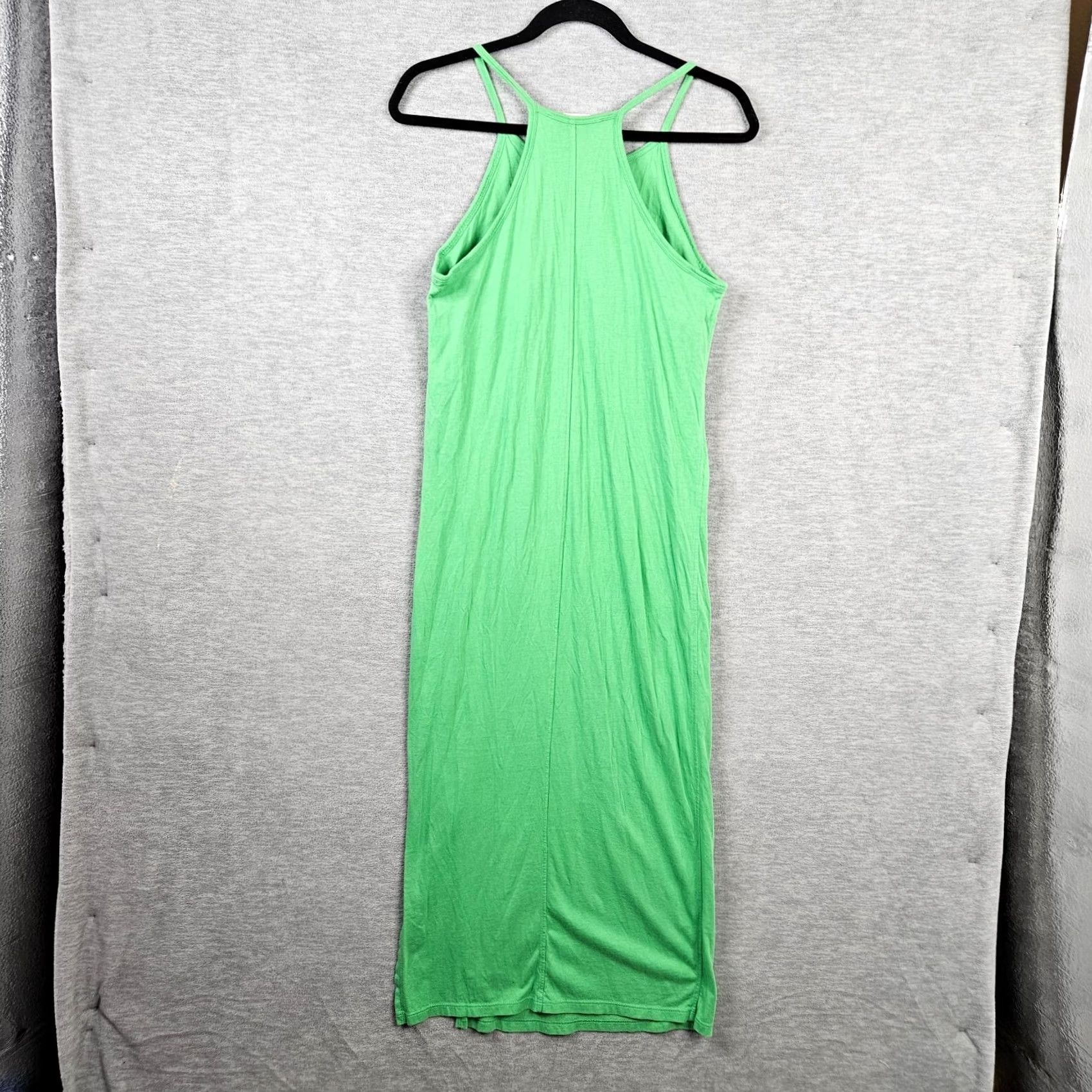 Frame Frame Women's Pima Cotton Stretch Jersey Midi Tank Top Dress M Green Tank Dress Womens Midi Tank Dress Colorful Stretch Frame Brand: FRAME Size M / US 6-8 / IT 42-44 - 2 Thumbnail