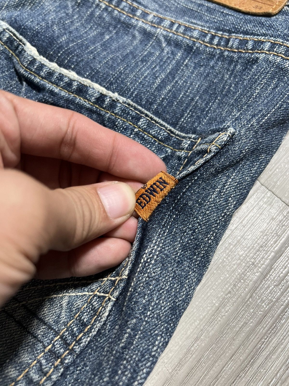 Edwin 90's Edwin Selvedge Denim Pants 505Z Size US 34 / EU 50 - 9 Thumbnail