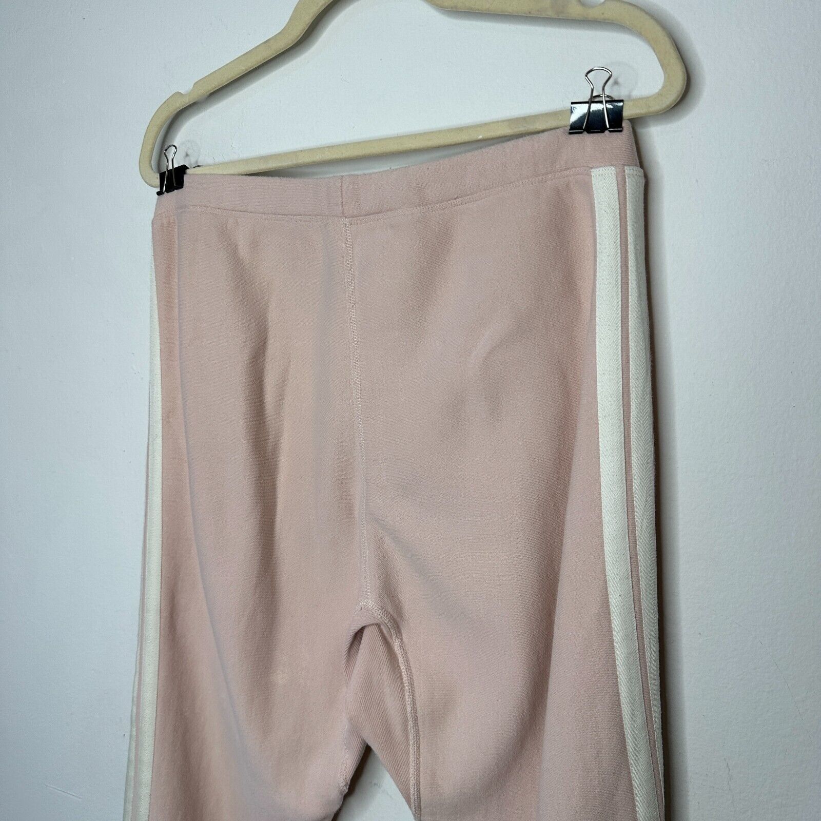 Pink Light Pink Drawstring High Waist Jogger White Side Stripe M Size 30" / US 8 / IT 44 - 10 Thumbnail