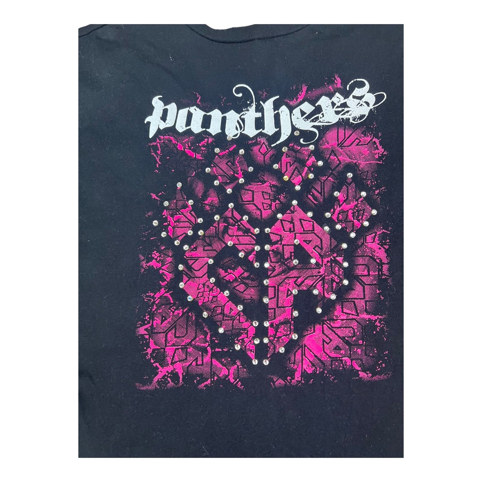Vintage Cheer Athletics Panthers Vintage Blinged Competition Shirt Size M / US 6-8 / IT 42-44 - 4 Thumbnail