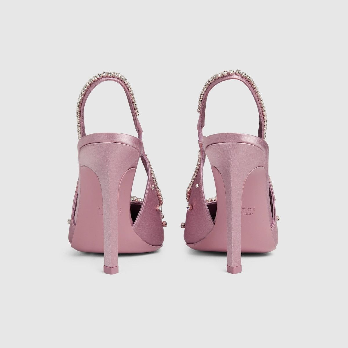 Gucci oc11z1025 Pumps With Crystals in Light Pink Size US 8 / IT 38 - 4 Thumbnail