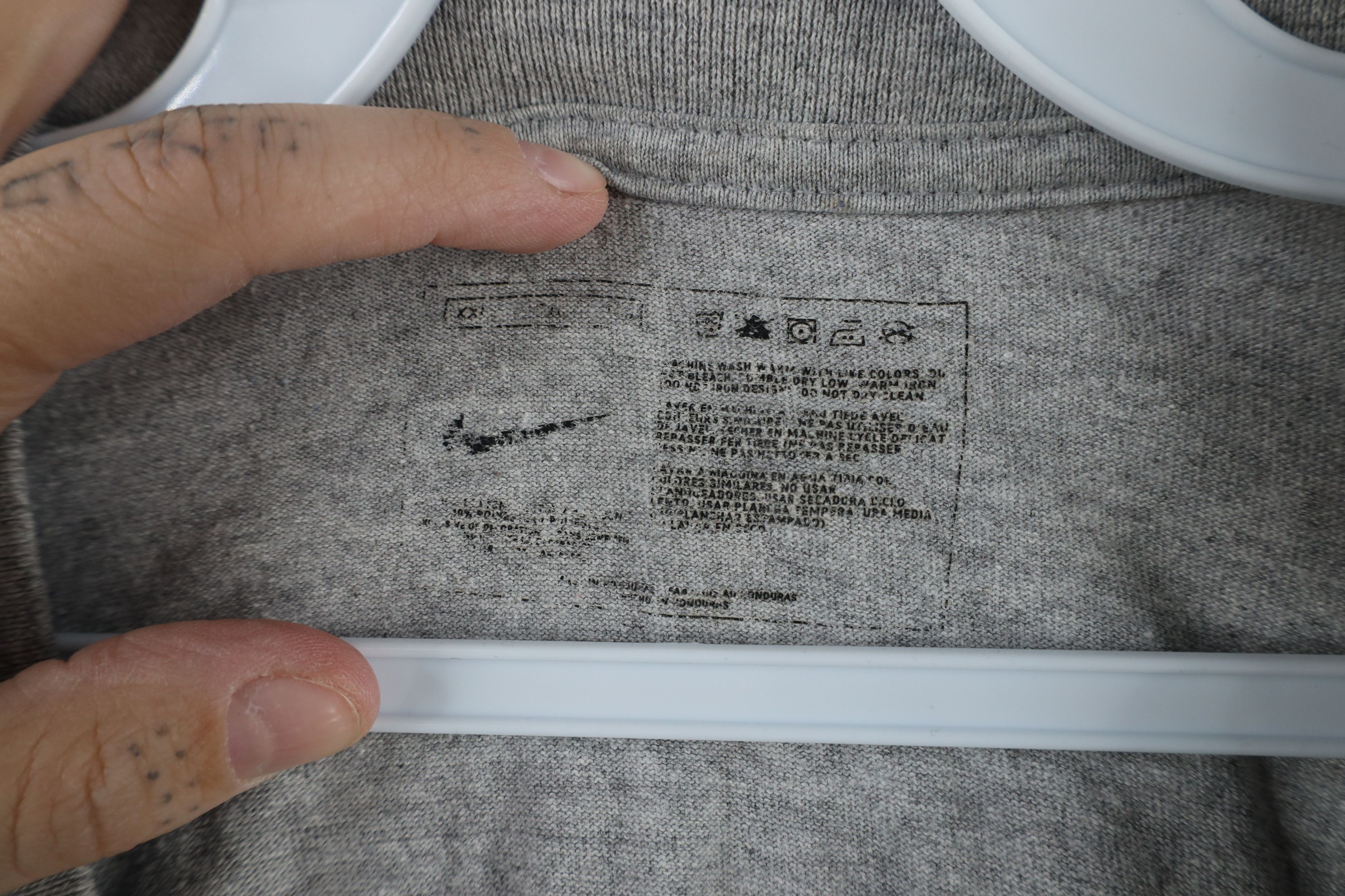 Nike × Vintage Vintage Nike Football Center Swoosh Short Sleeve T-Shirt Size US XXL / EU 58 / 5 - 6 Thumbnail