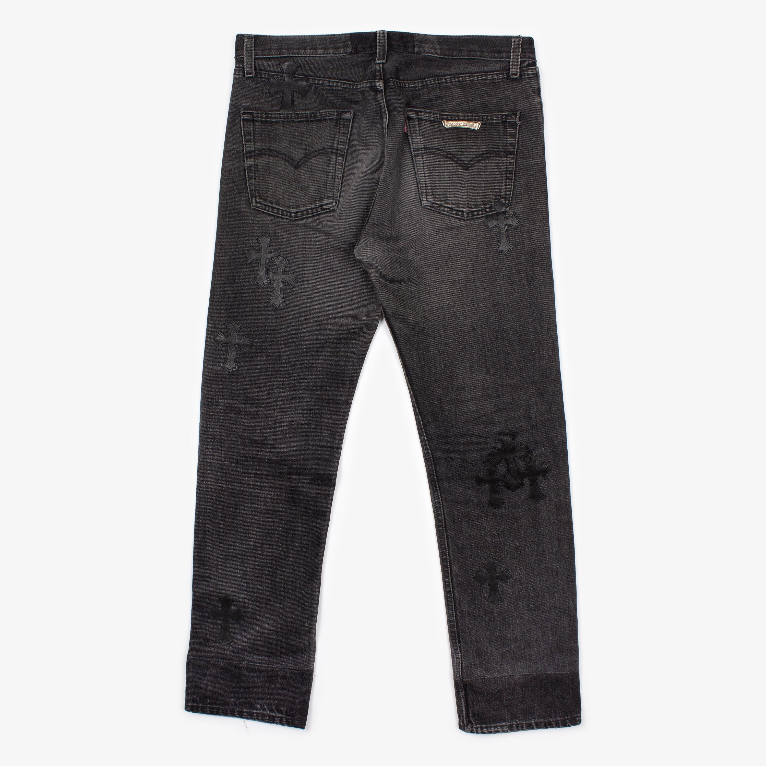 Chrome Hearts CHROME HEARTS CROSS PATCH DENIM JEANS Size US 30 / EU 46 - 3 Thumbnail