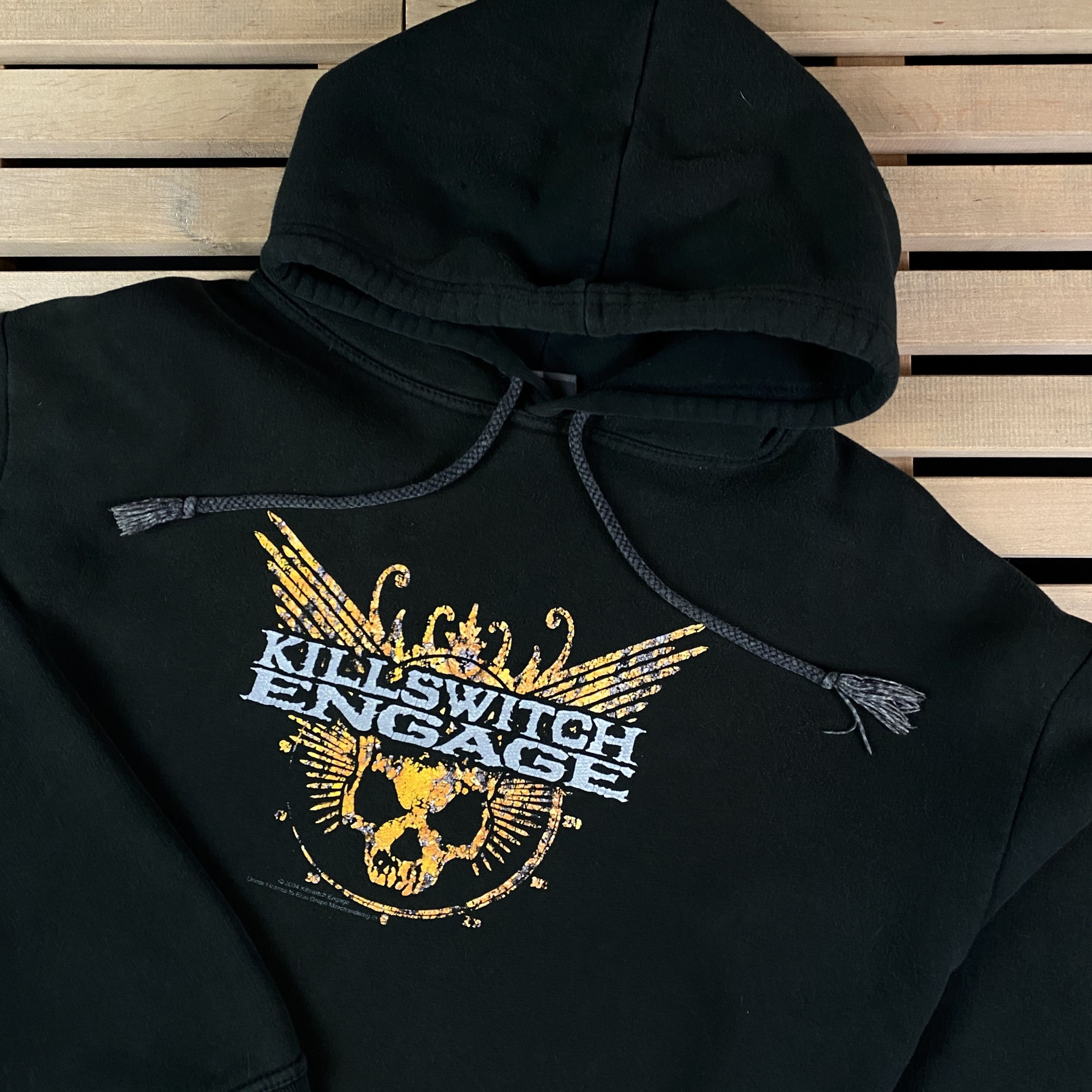 Band Tees × Vintage Mens Black Hoodies Killswitch Engage 2004 Vintage Size XL Size US XL / EU 56 / 4 - 2 Thumbnail