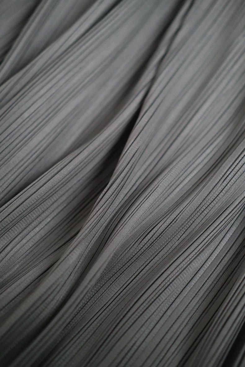 Issey Miyake issey miyake size:m Dark grey pleated long dress 2505-Next Size 42" / US 20 - 7 Thumbnail