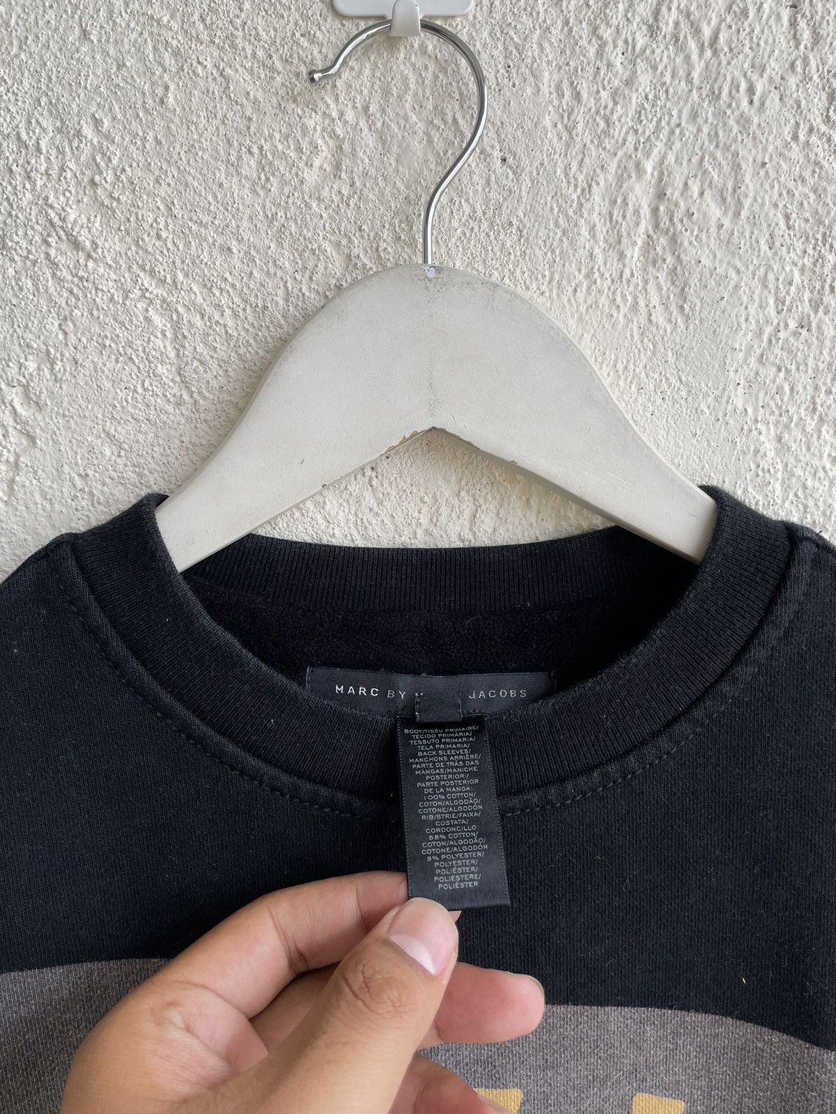 Marc Jacobs Marc Jacobs Black Sweatshirt Size US M / EU 48-50 / 2 - 4 Thumbnail