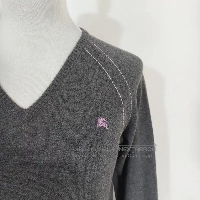 Burberry Burberry Men's Gray Long Sleeve Knit Sweater. Size US S / EU 44-46 / 1 - 3 Thumbnail