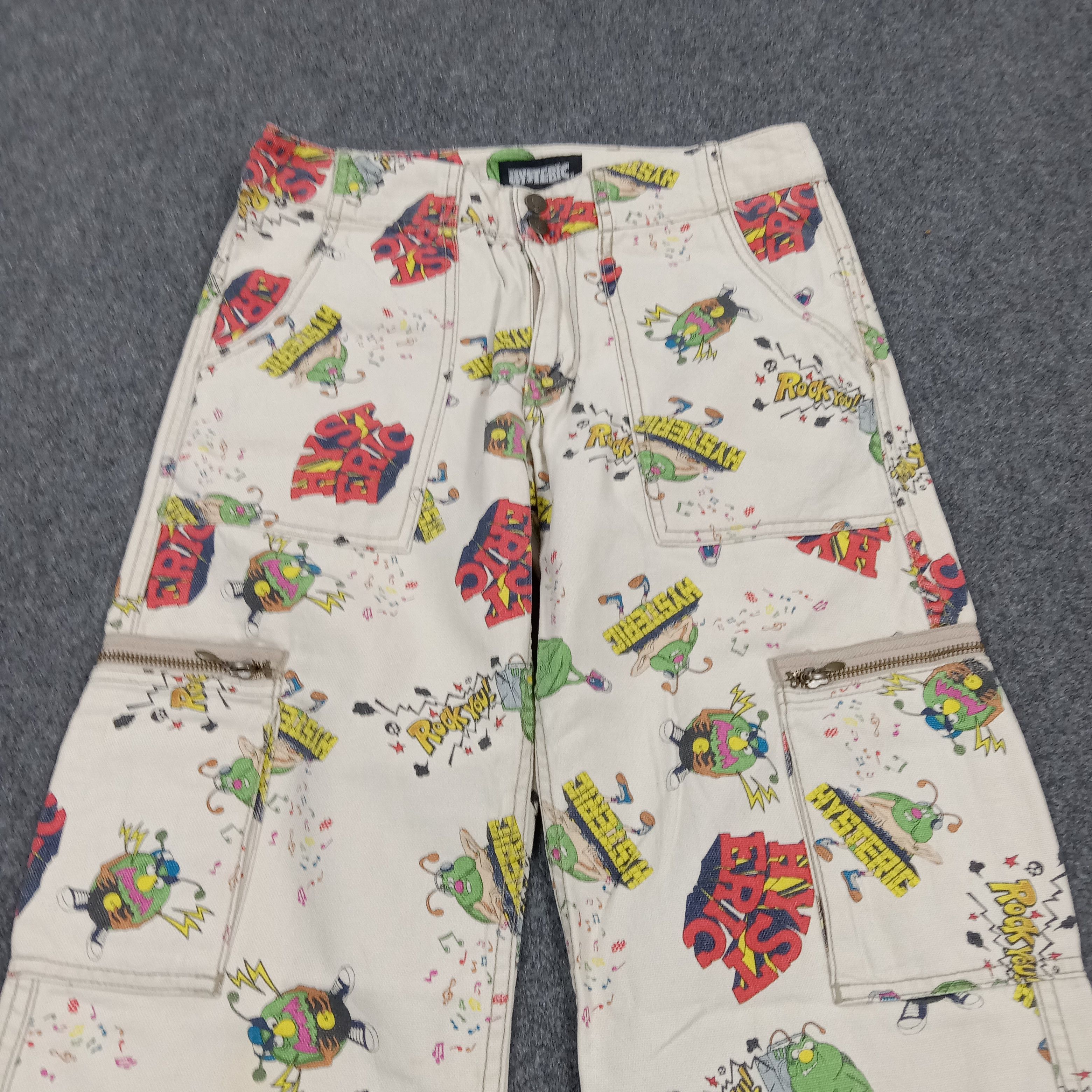 Hysteric Glamour Hysteric Glamour Japanese Brand Cartoon Cargo Pants E1A32 Size US 28 / EU 44 - 2 Thumbnail