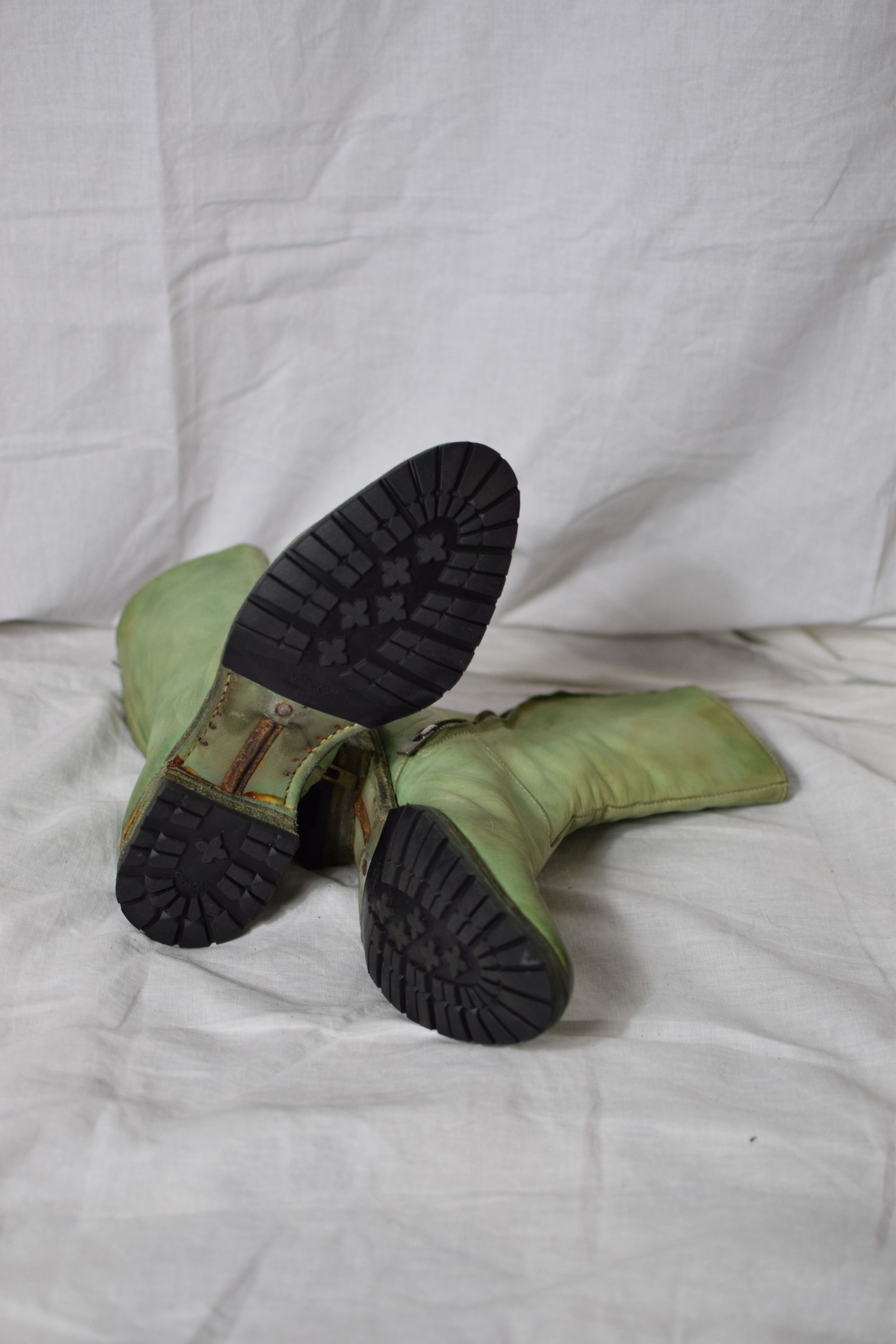 Carol Christian Poell CCP Col. 06 Green Tornado Boots Size US 9 / EU 42 - 11 Thumbnail